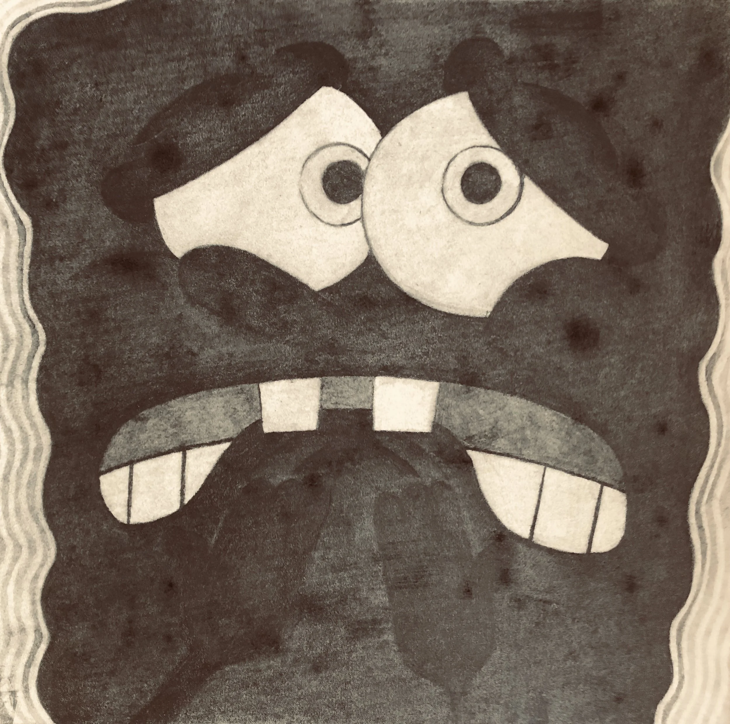 scared bob, graphite on paper, 12 x 12inches.jpg