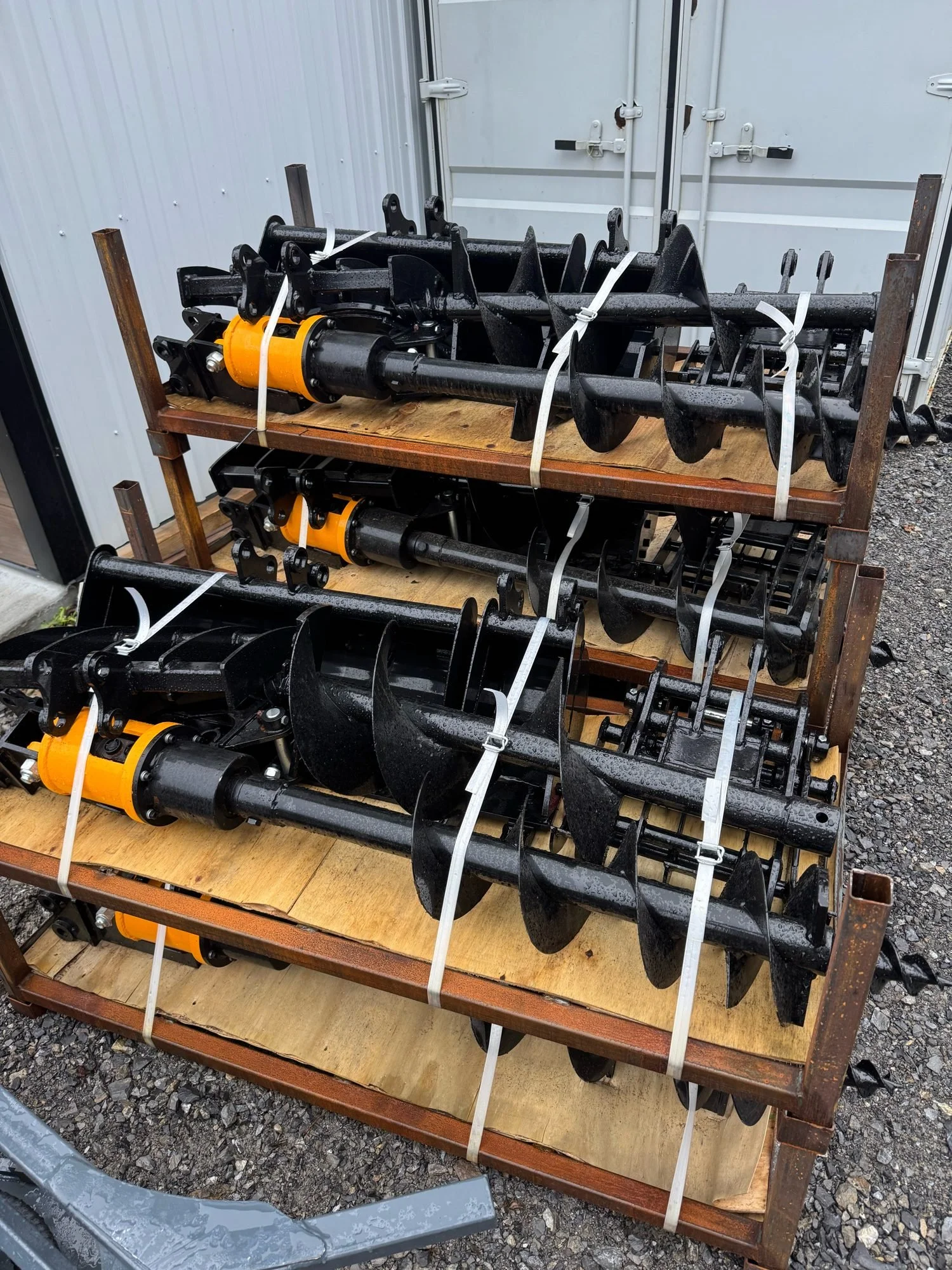 Guyi 8-Piece Mini Excavator Attachment Set