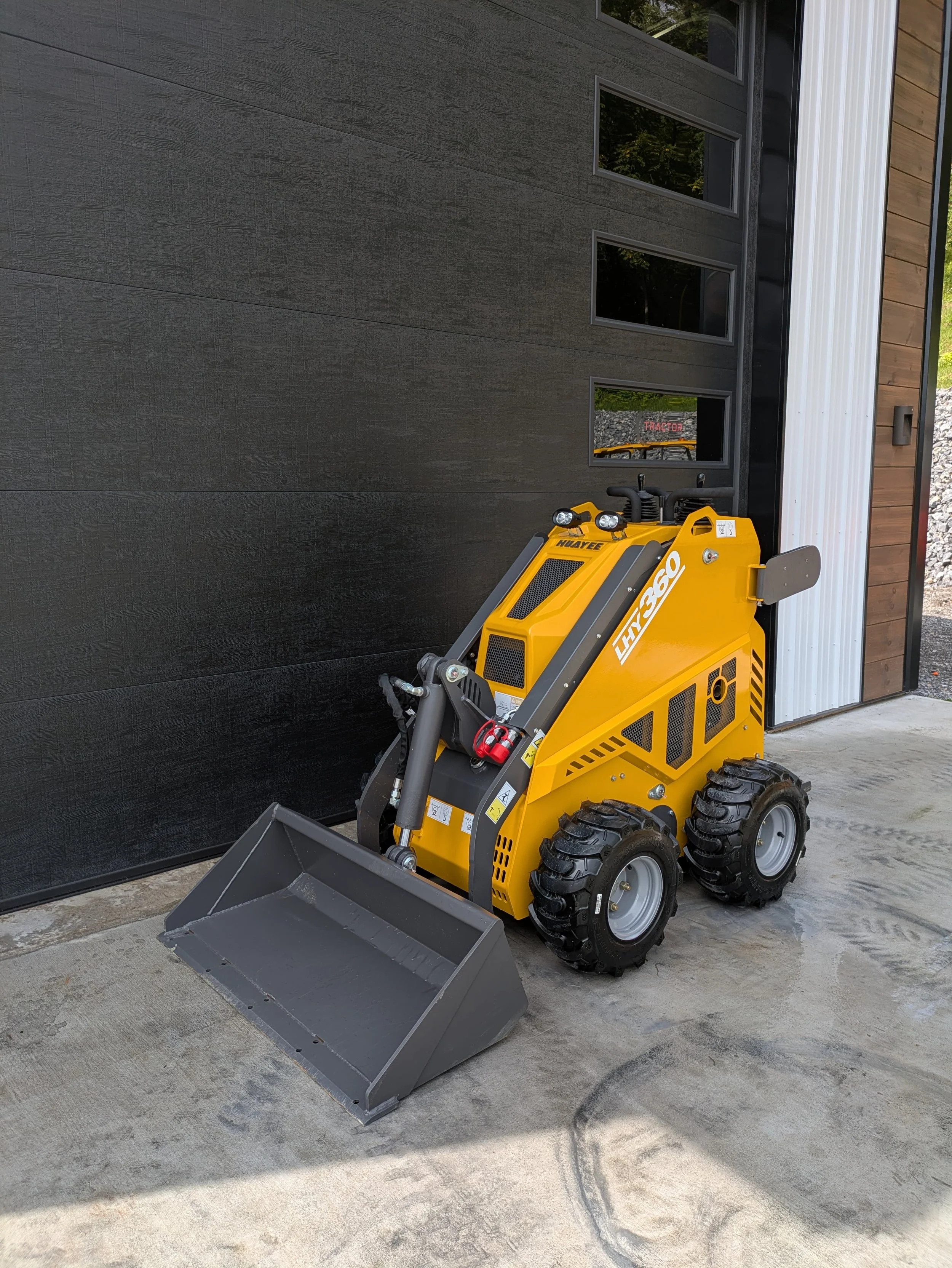 Huayee LHY360 mini skid steer at TractorSource — delivery to Pittsburgh, PA