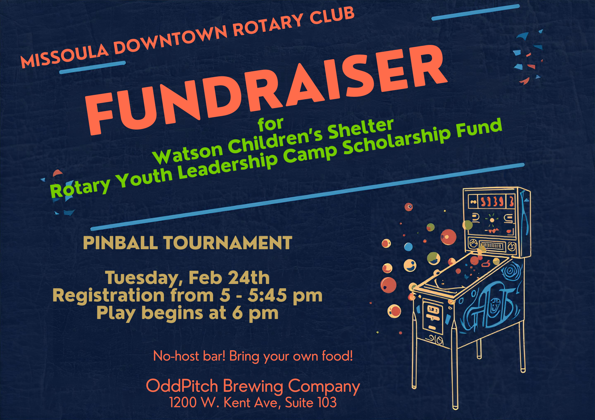 Fundraiser Pinball Tournament