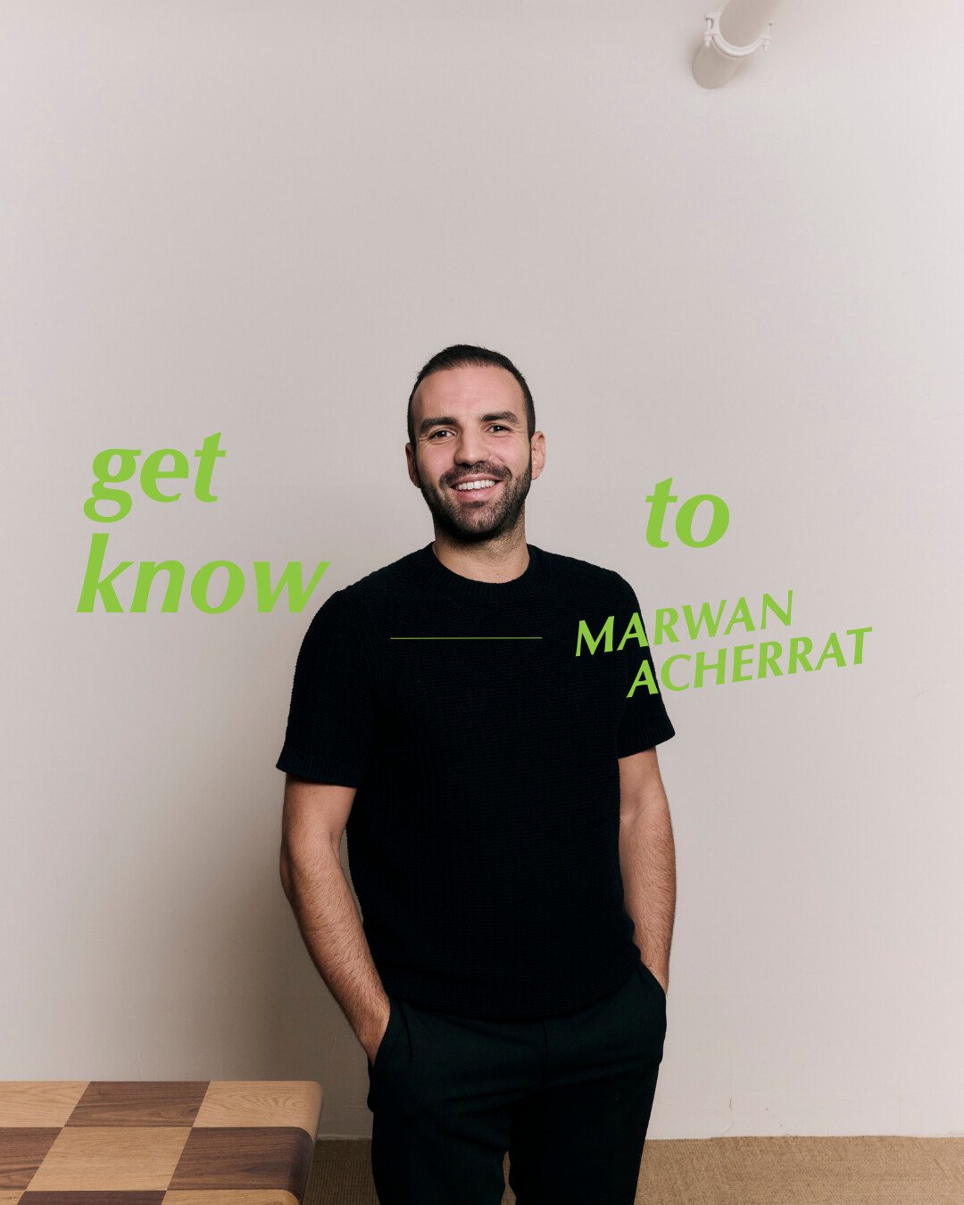 GET TO KNOW YOU: Marwan Acherrat, Senior Event Sales Manager.

Calm on the floor, considered in every detail.

Marwan brings authenticity, warmth and creativity to Cookes through thoughtful planning, trusted partnerships and a sharp eye for how an ev