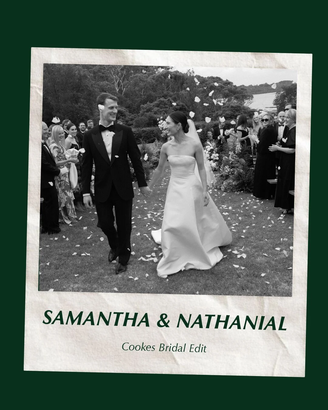 COOKES BRIDE

@samanthahauptman looks to old favourites like @geraldsbarmelbourne and classics like Negroni with a new twist. 

Catering: @cookes_food
Planning, Styling &amp; Co-ordination: @thenuptialcollective
Photography &amp; videography: @dear.v