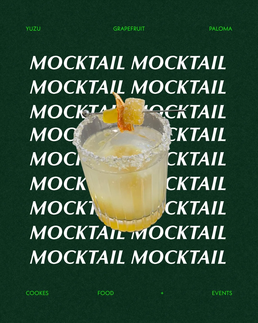 Non-alcoholic doesn't mean boring. We don't do boring.

The Cookes Yuzu Grapefruit Paloma is what happens when you actually put thought into the mocktail menu. Zing, freshness, and a garnish situation that'll have people asking questions.

Recipe in 