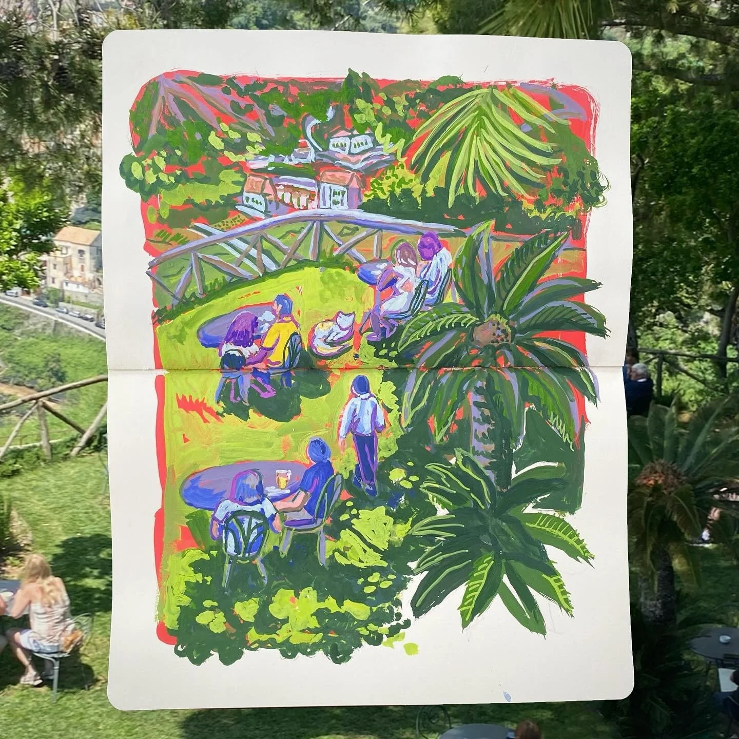 Ravello<em>Gouache, 2023</em><br> [PURCHASE PRINT]