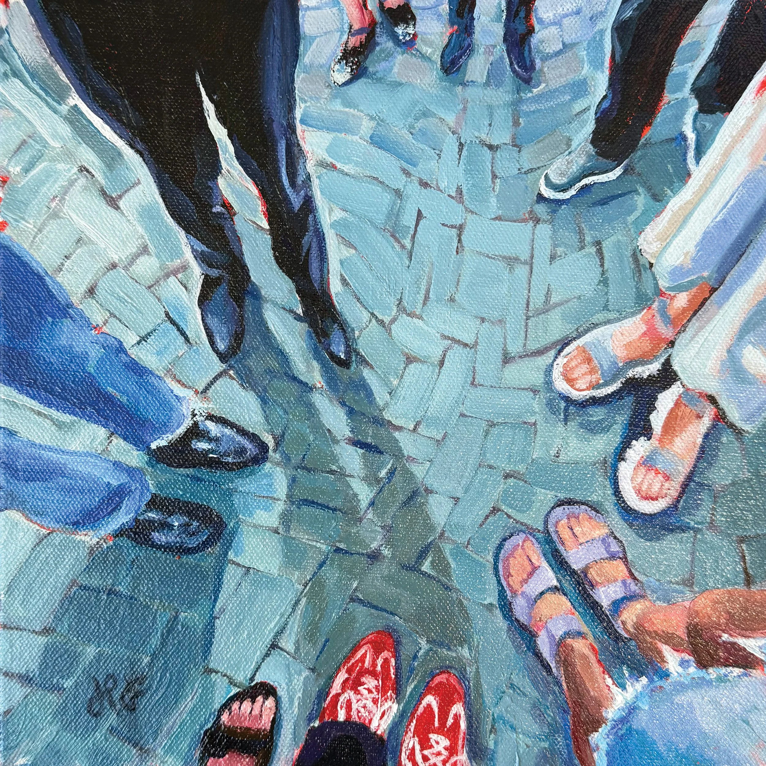 Sole Fam<em>Acrylic, 10 x 10, 2024</em><br> [PURCHASE]