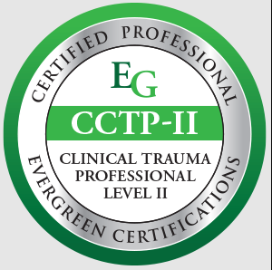 Evergreen Certification certifying that Jordan Allen is a Level 2 Clinical Trauma Professional