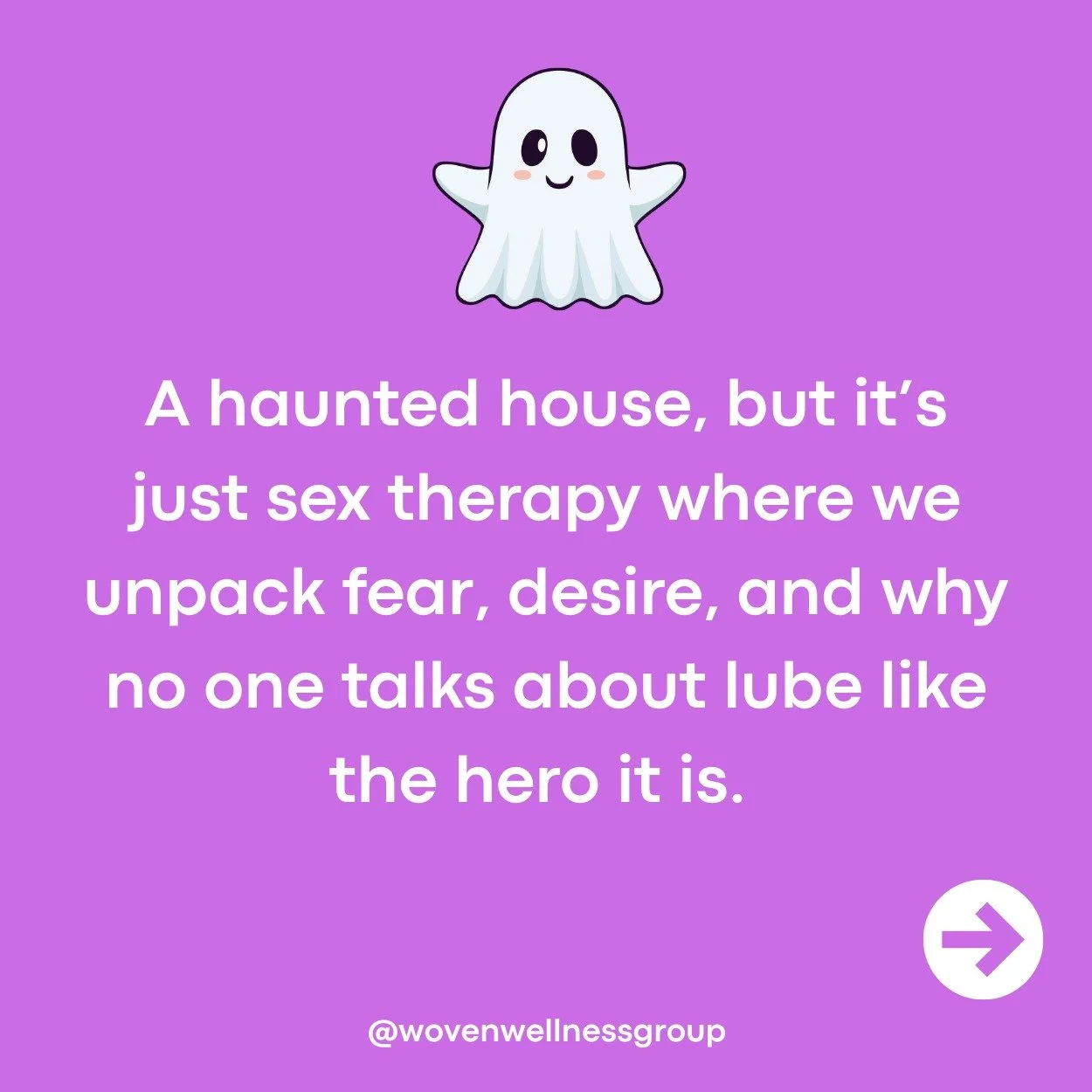 Because sometimes the scariest things in the bedroom are the ones we don't talk about. 

We are here for you when you are ready to have those conversations.

Happy Spooky Season from your friendly neighborhood sex therapist practice! 

#sextherapy #c