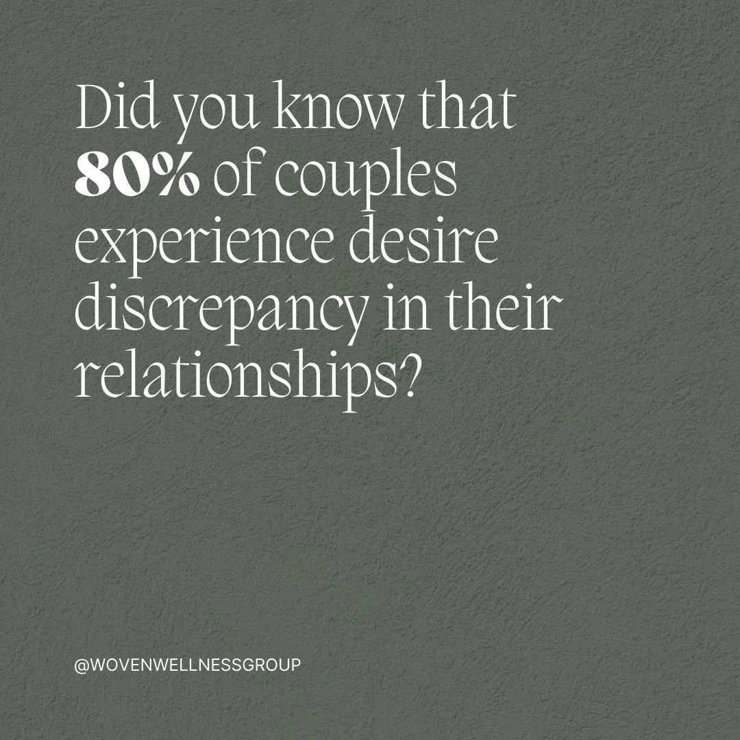 Ever felt like your and your partner's sexual desires aren't always in sync? It's called desire discrepancy, and it's totally normal! 

Communicating with your partner is going to be the best way to help you both better understand what is going on an