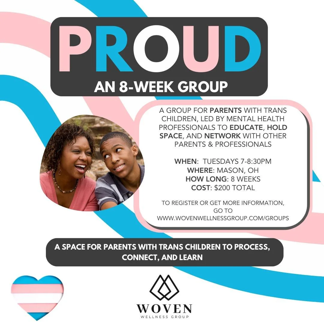 We are hosting a small, closed group for parents/caregivers/guardians of trans children. It is an 8-week group led us, to hold space, educate, and network with parents and other professionals in the community. We will have six guest speakers from dif