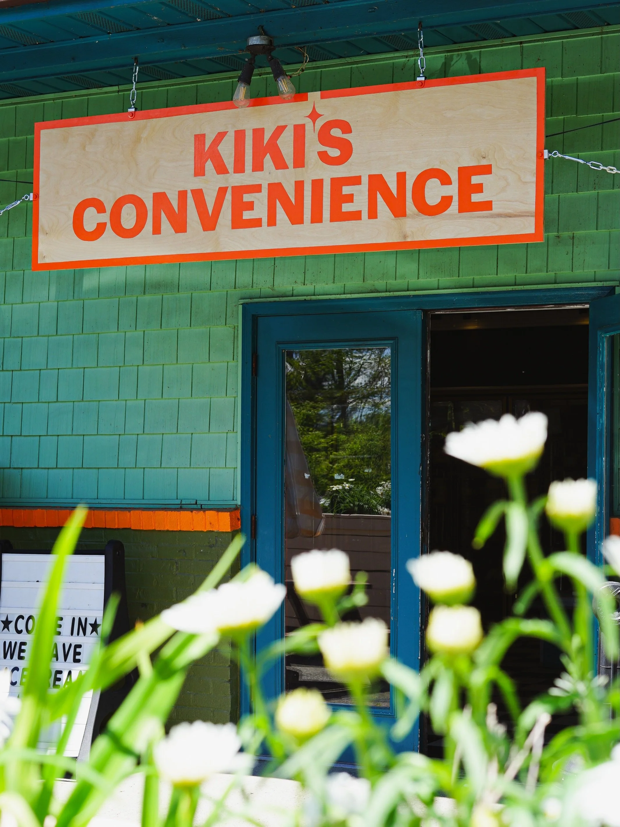 Sign is up ✅ 
Flowers are in ✅ 
Opening date ............... ✅ !! 

We will have our soft opening this Monday, May 11th, and be open as we continue to roll new things in and expand our menu and offerings. 

Come by and see what we've been up to.
We c