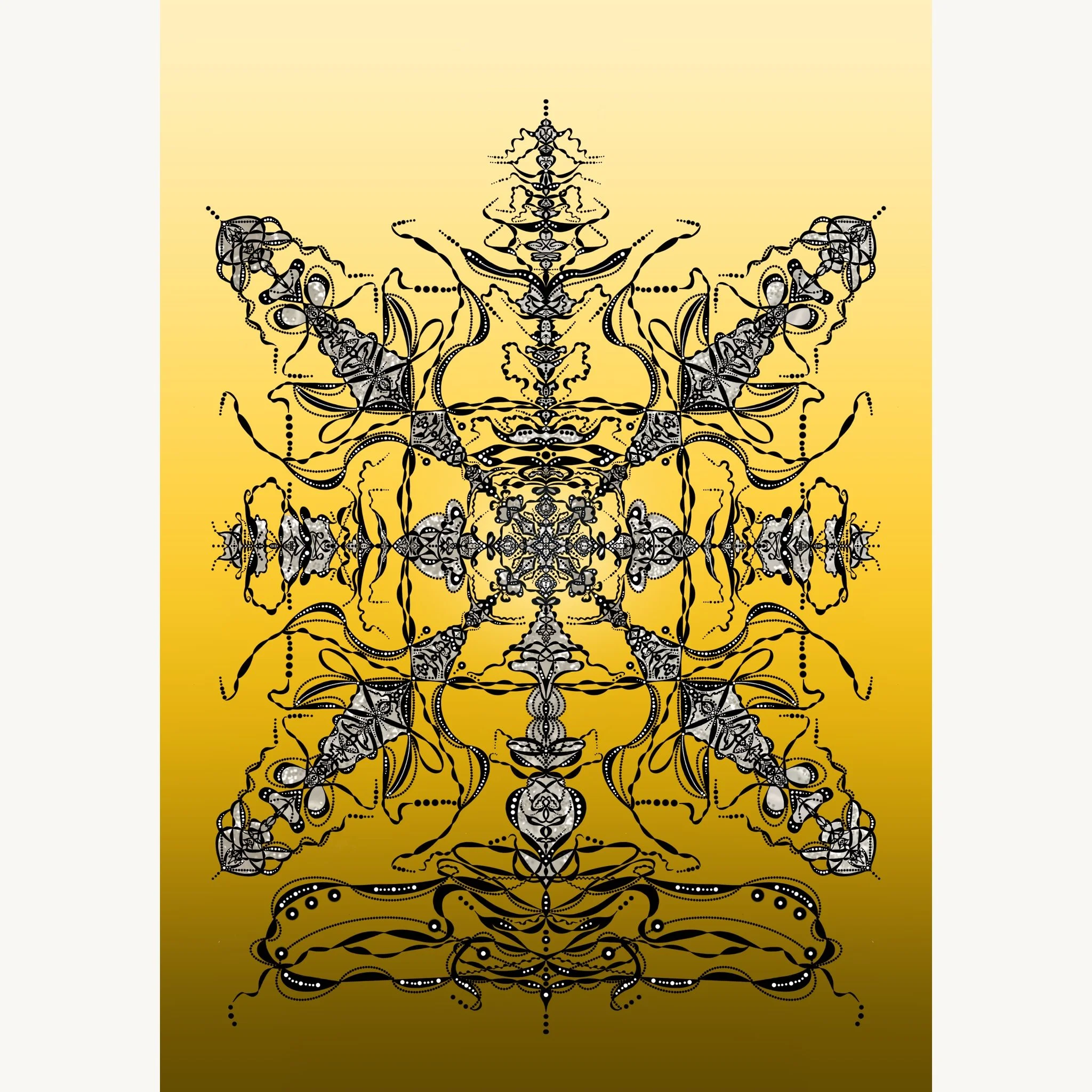 Solar Plexus Chakra Activation Glyph by Aish'Ka supporting confidence, empowerment, sovereignty and radiant expansion.