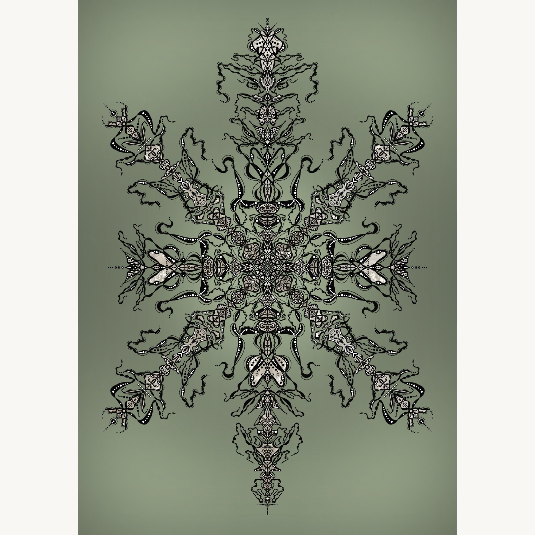 Heart Chakra Activation Glyph by Aish'Ka supporting love, compassion, harmony, forgiveness and heart expansion.