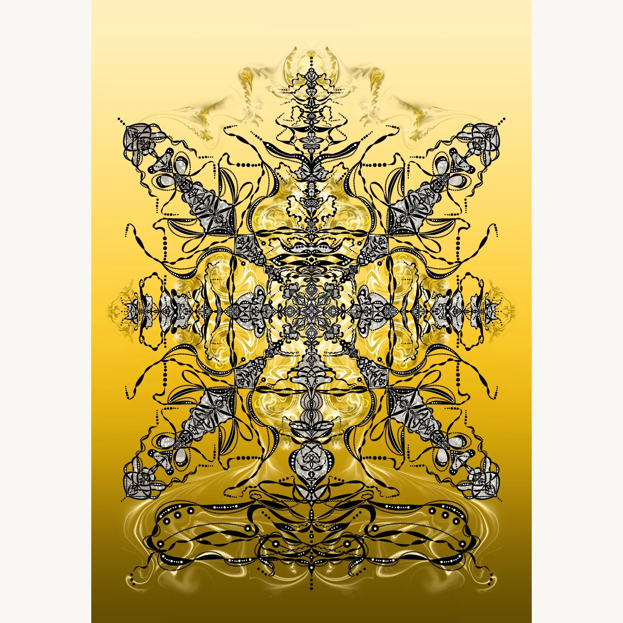 Solar Plexus Chakra Spiritual Realm Glyph by Aish'Ka awakening sovereign radiance, divine authority and inner light.