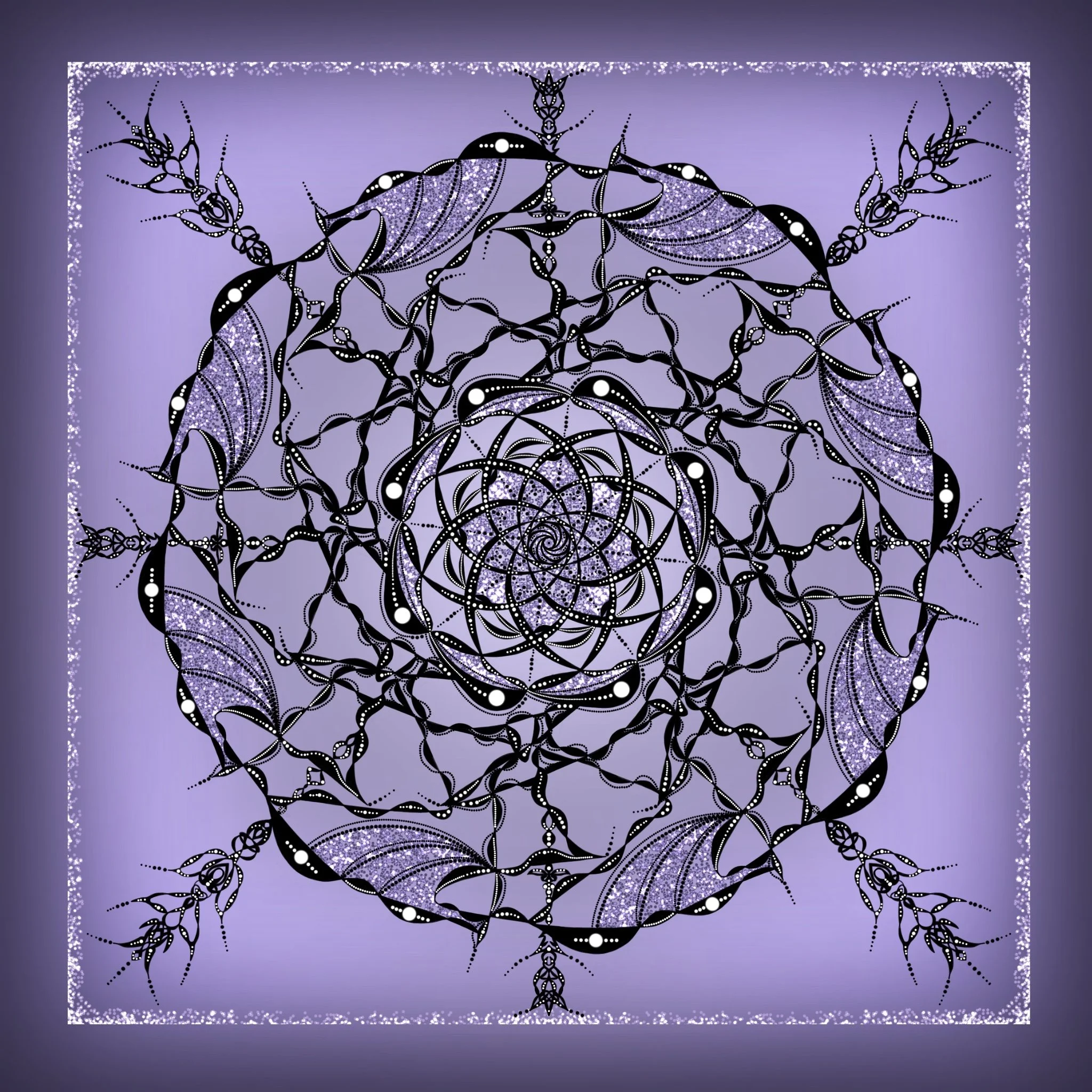 The Third Eye Chakra Glyph by Aish'Ka, a harmonic healing glyph supporting intuition, insight and inner wisdom.