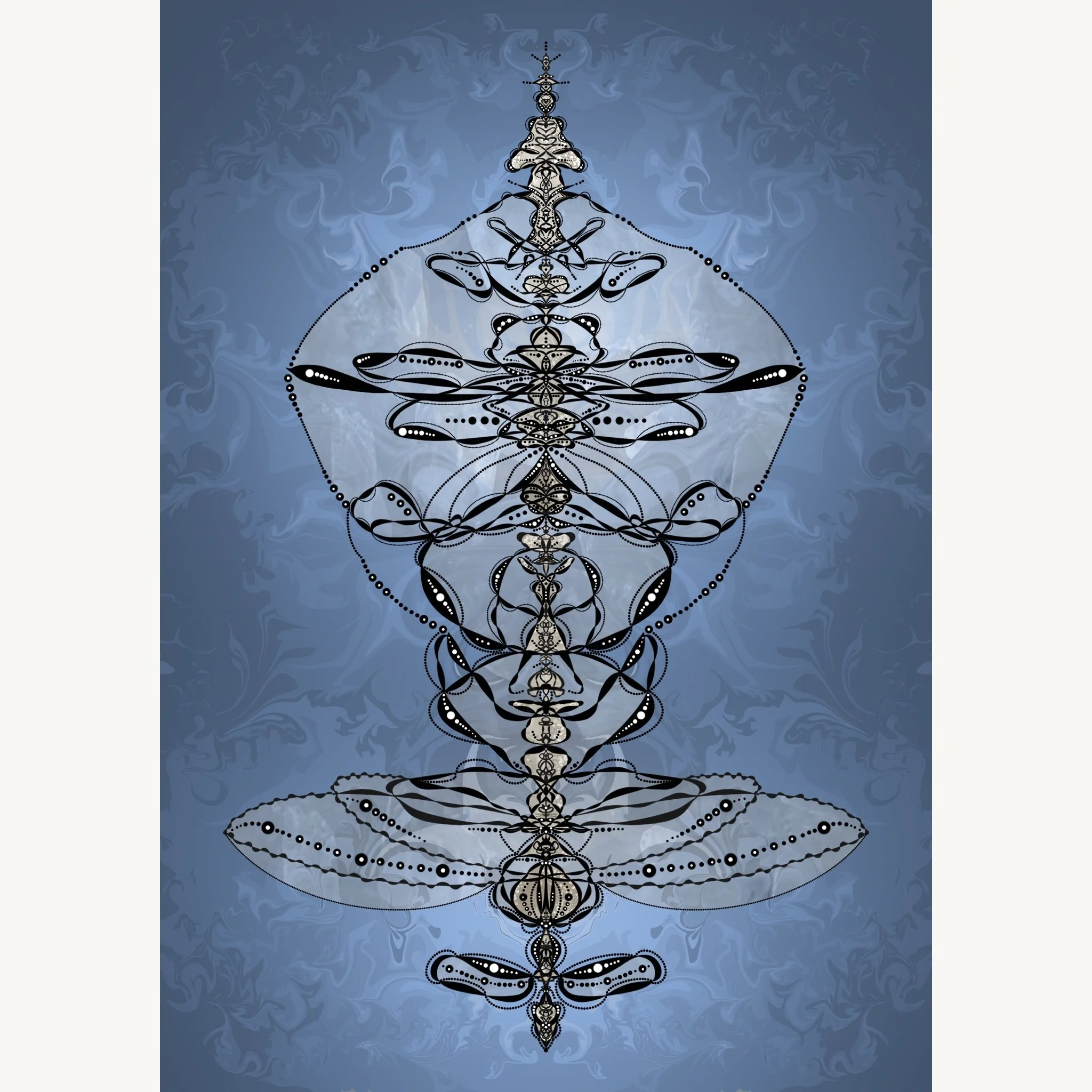 Throat Chakra Activation Glyph by Aish'Ka supporting truth, creative expression, resonance and vibrational clarity.