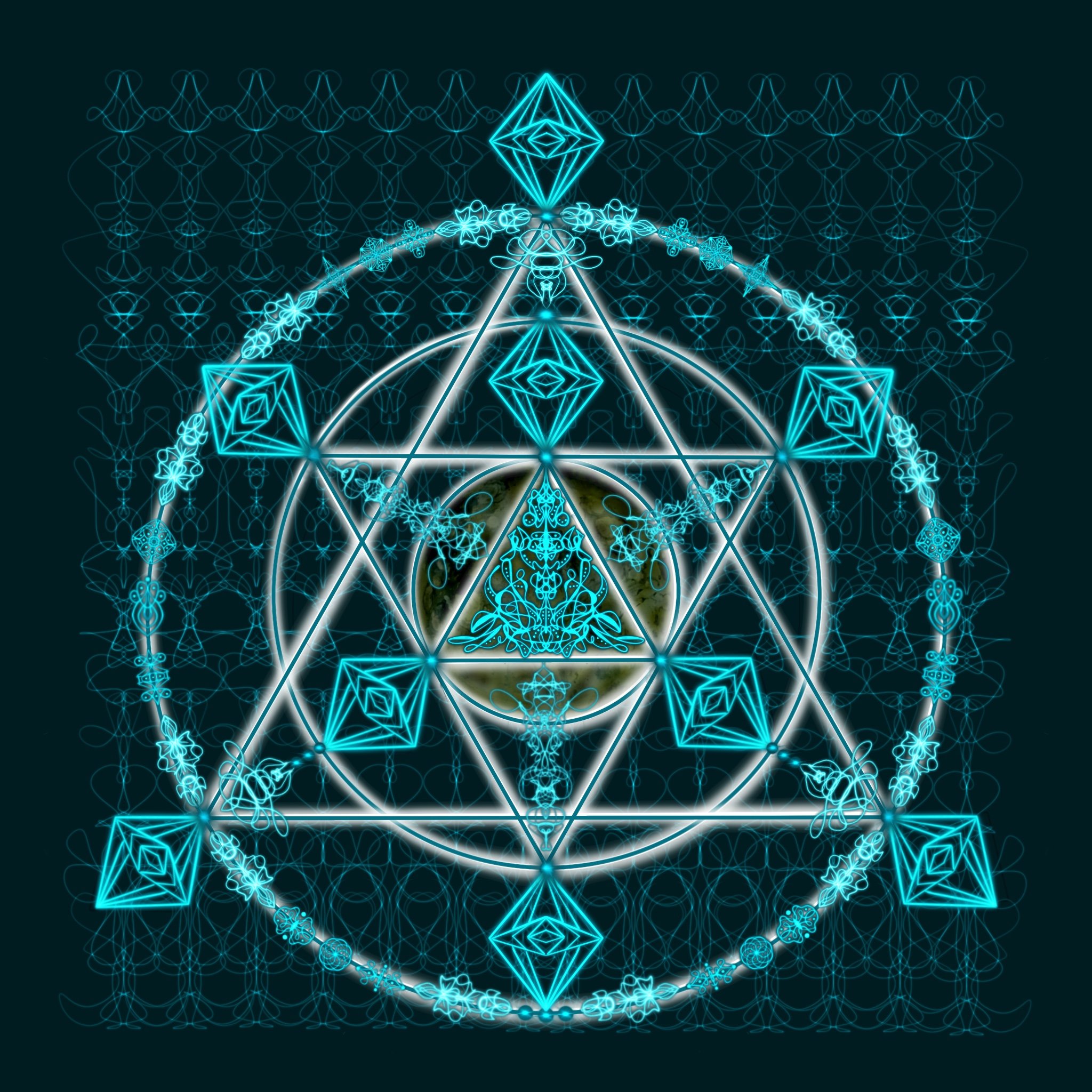A harmonic architecture of Earth held within celestial accord.  This transmission anchors the planetary field within a greater council of light. Where Earth is both held and actively participating in a multi-dimensional convergence.