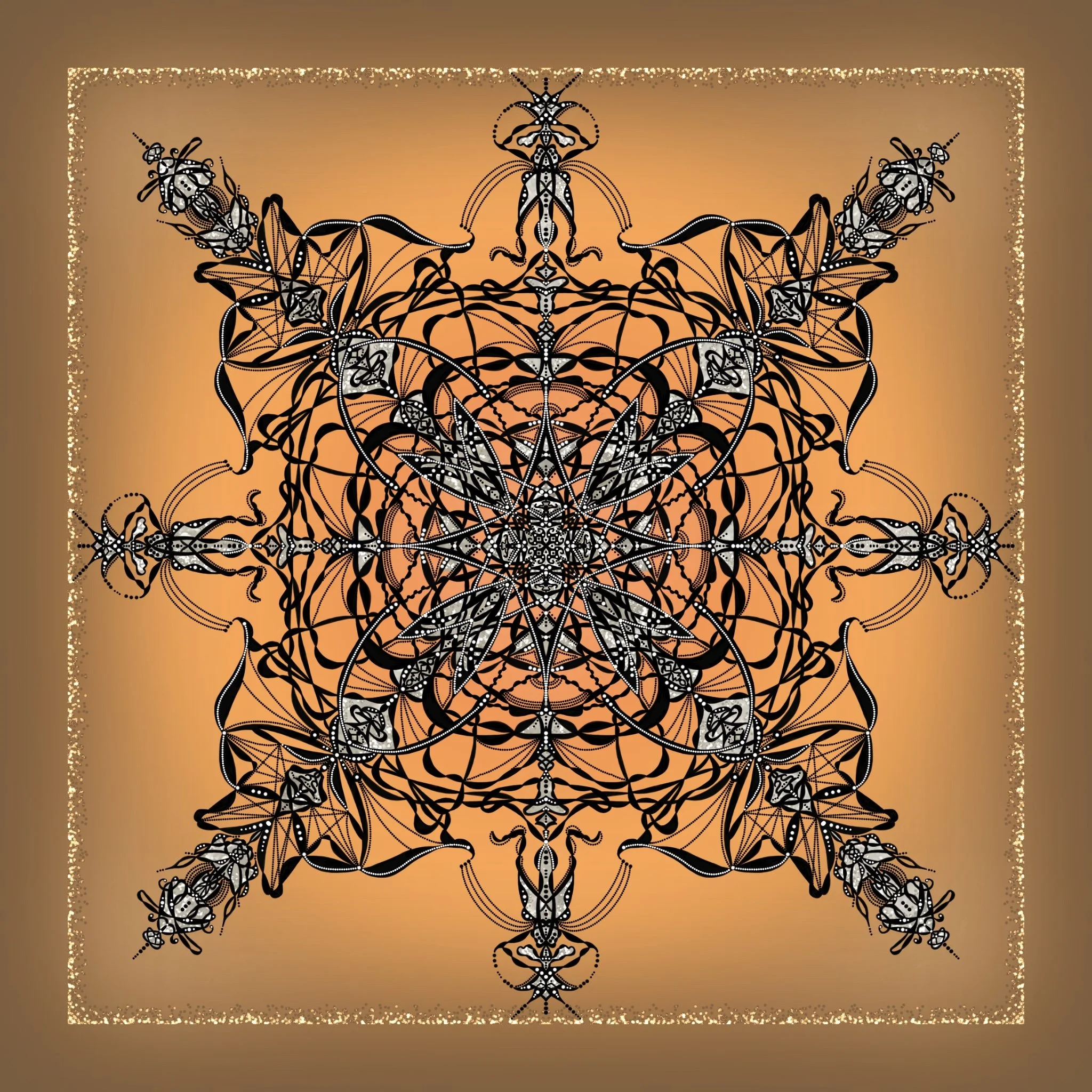 The Sacral Chakra Glyph by Aish'Ka, a harmonic healing glyph supporting creativity, joy, emotional flow and balance.