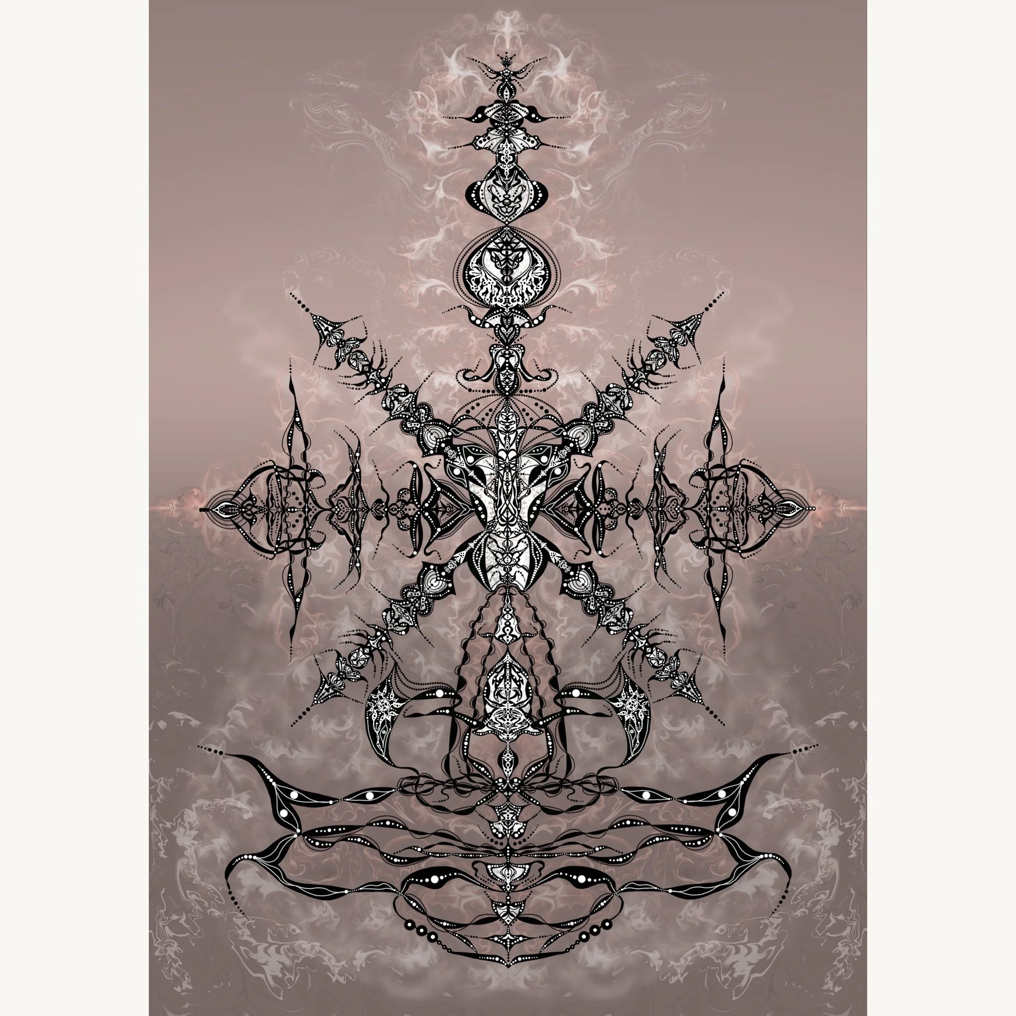 Root Chakra Spiritual Realm Glyph by Aish'Ka supporting grounding, infinite light, soul embodiment and Earth connection.