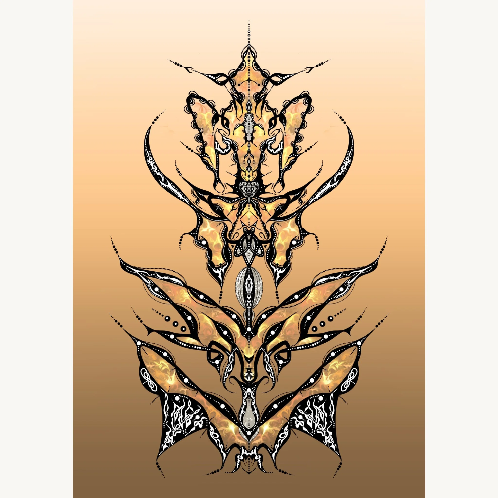Sacral Chakra Activation Glyph by Aish'Ka supporting creative flow, joyful expression, passion and transformation.