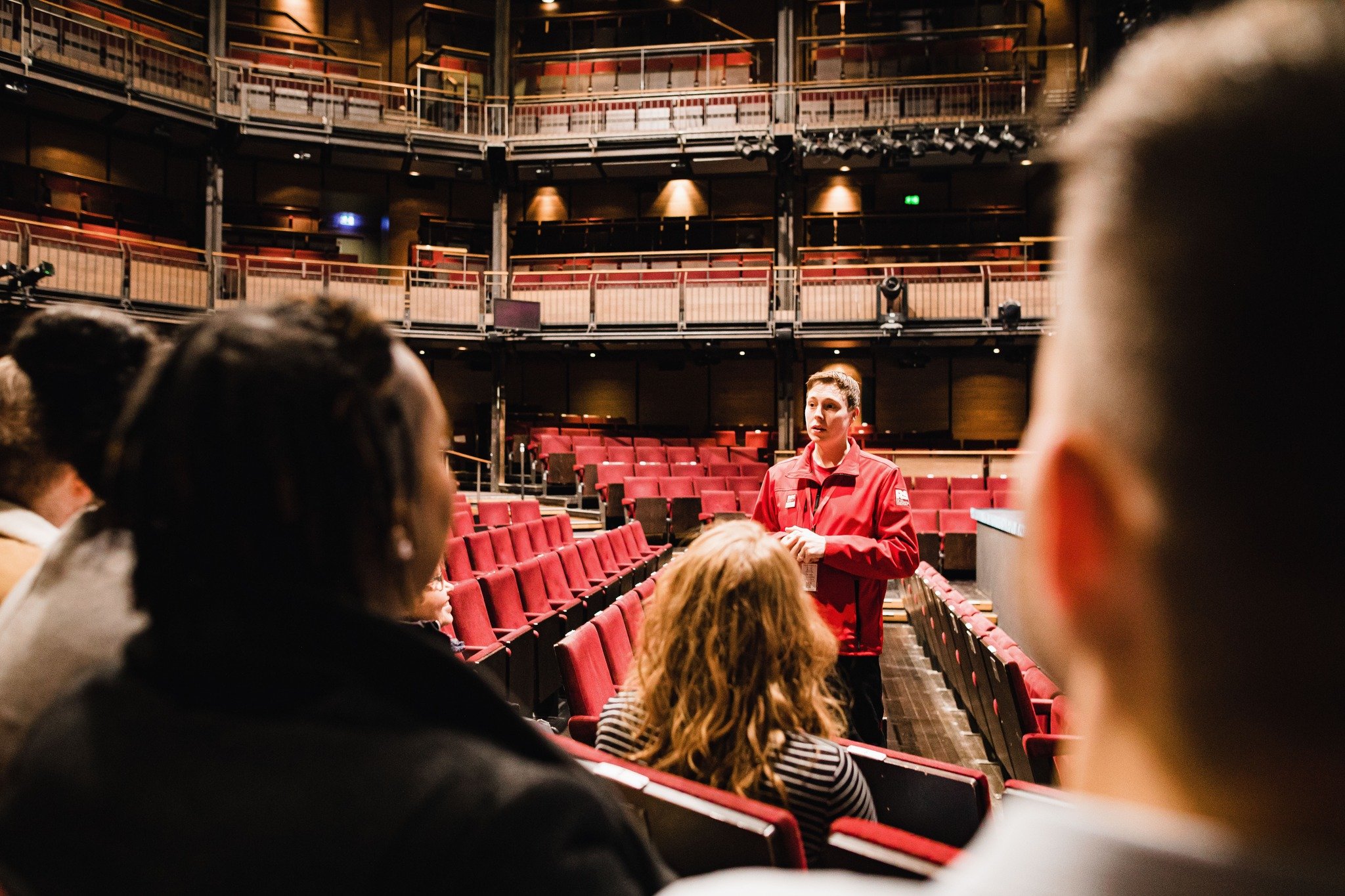 Students explored the Royal Shakespeare Company, diving behind the scenes to see how world-class theatre is created, providing an inside look at the artistry that brings Shakespeare’s work to life. Photo of the RSC by Sam Allard © RSC.