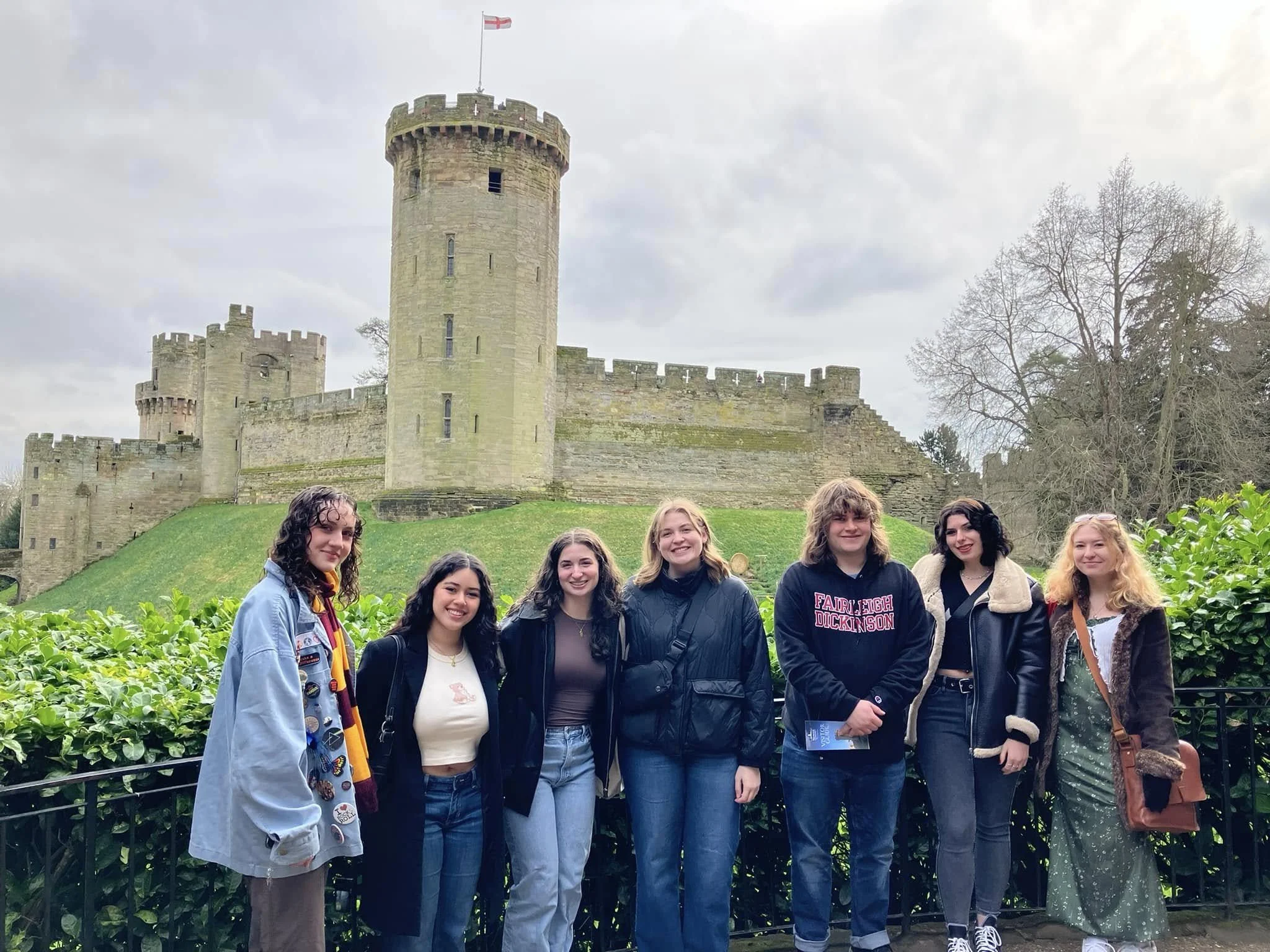 Students spend the day exploring Warwick Castle — climbing its towers, walking its medieval walls, and experiencing nearly 1,000 years of English history up close.