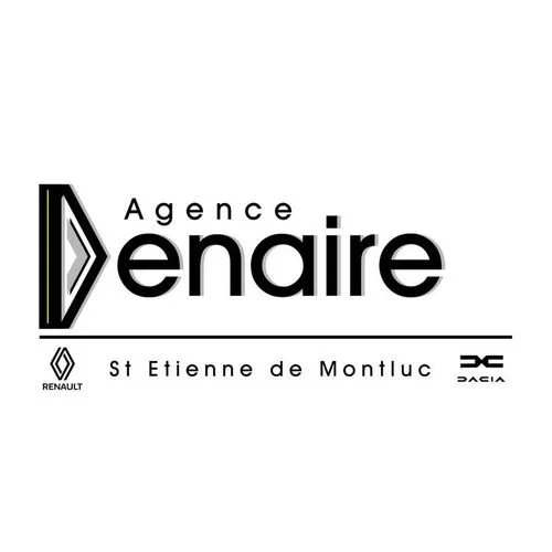 Logo de l'agence Enair, située à Saint Étienne de Montluc, avec des références à Renault et Dacia.