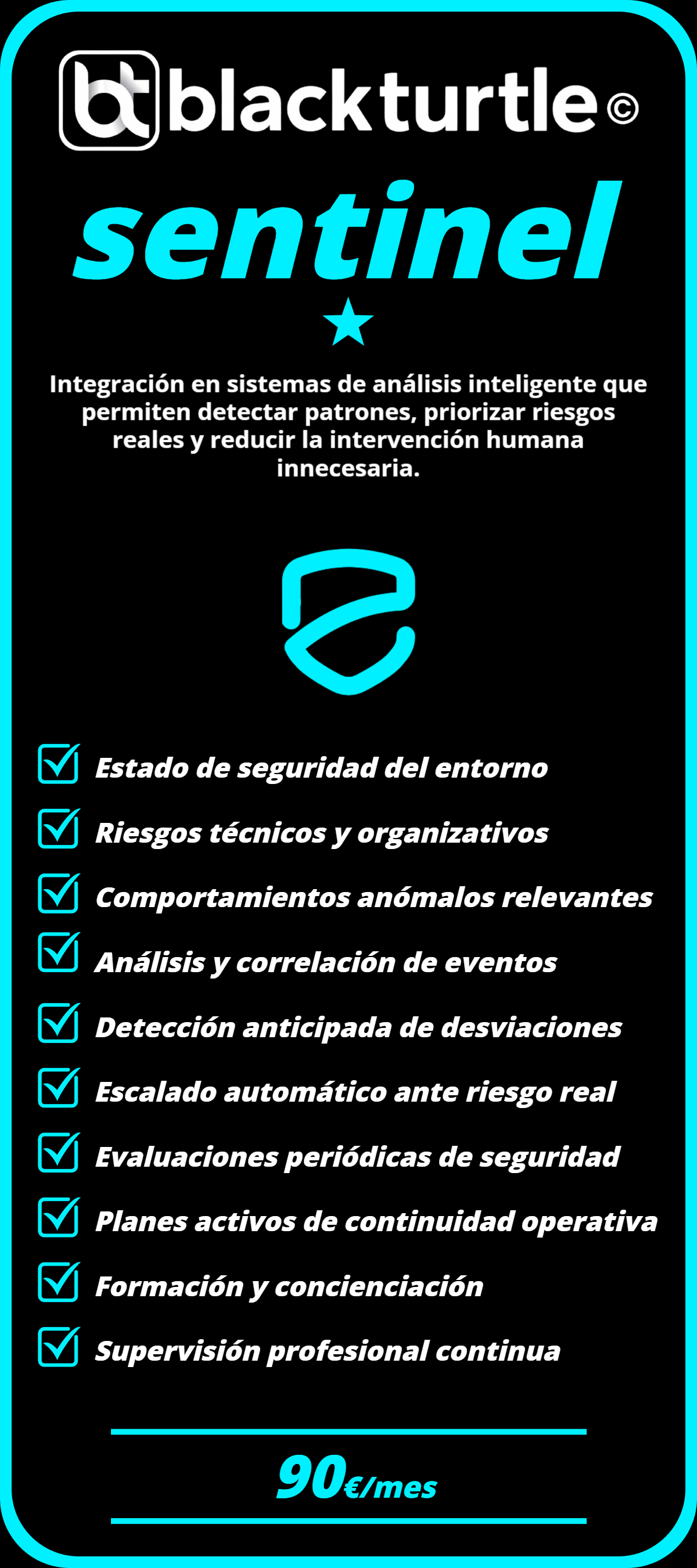 Paquete estrella black turtle ia advaced cybersecurity