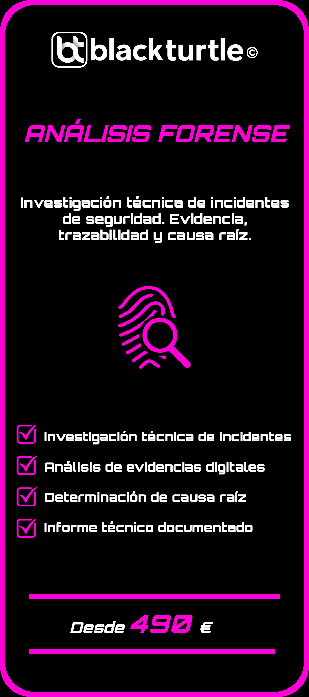 Investigación forense para obtención y preservación de evidencias