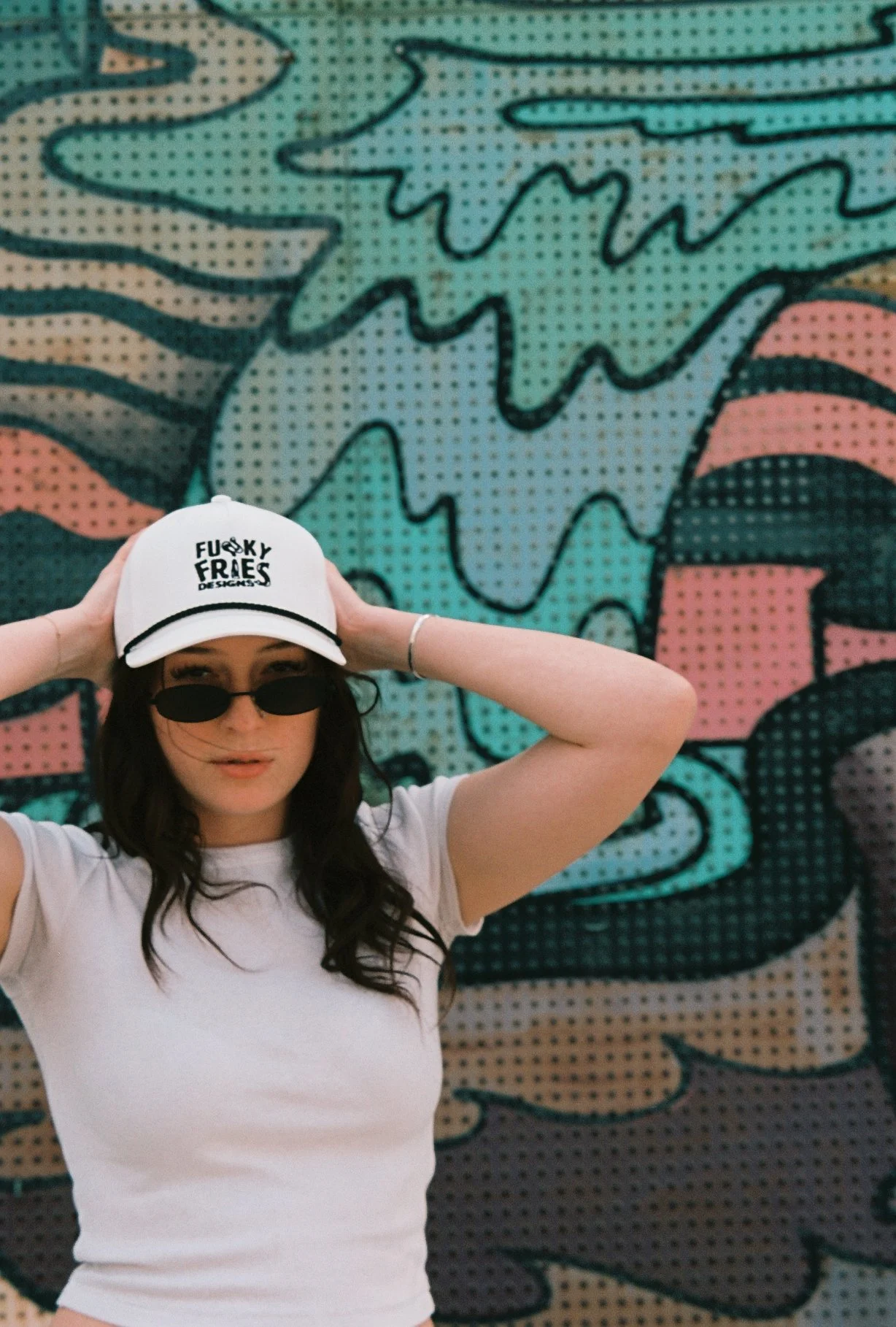 Classic Rope Cap White Embroidered