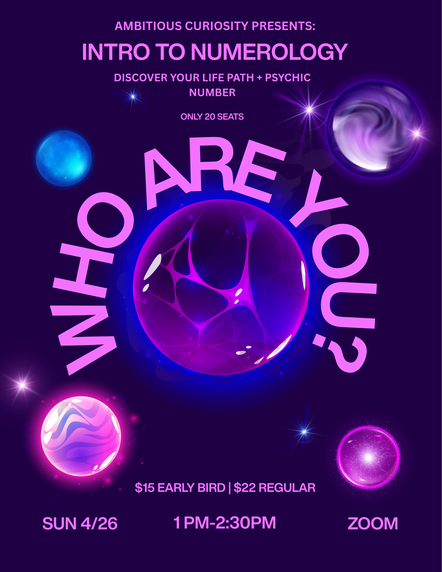 Who Are You? Intro to Numerology Workshop