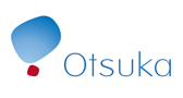 A logo featuring a blue and red stylized shape with the word 'Otsuka' written next to it.