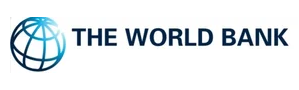 Logo of The World Bank with a globe icon.