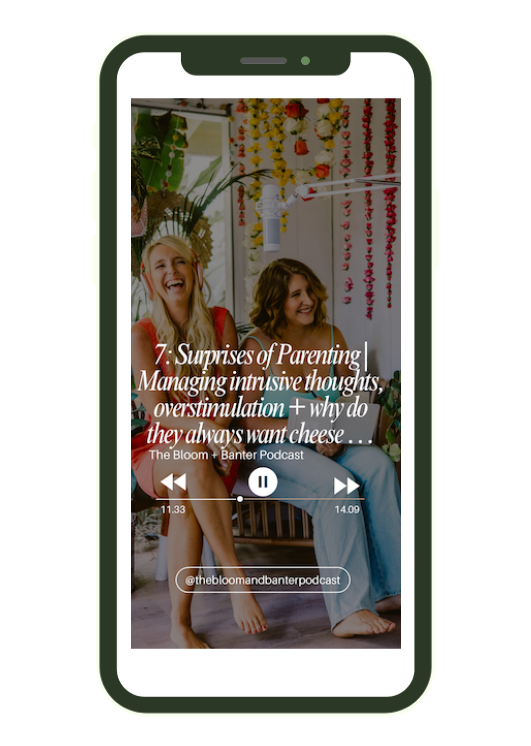 The Bloom + Banter Podcast hosted by sisters Steph, a marriage and family therapist, and Meg, a wedding photographer and business coach, this podcast is a space for processing real life stories that lead to personal growth.