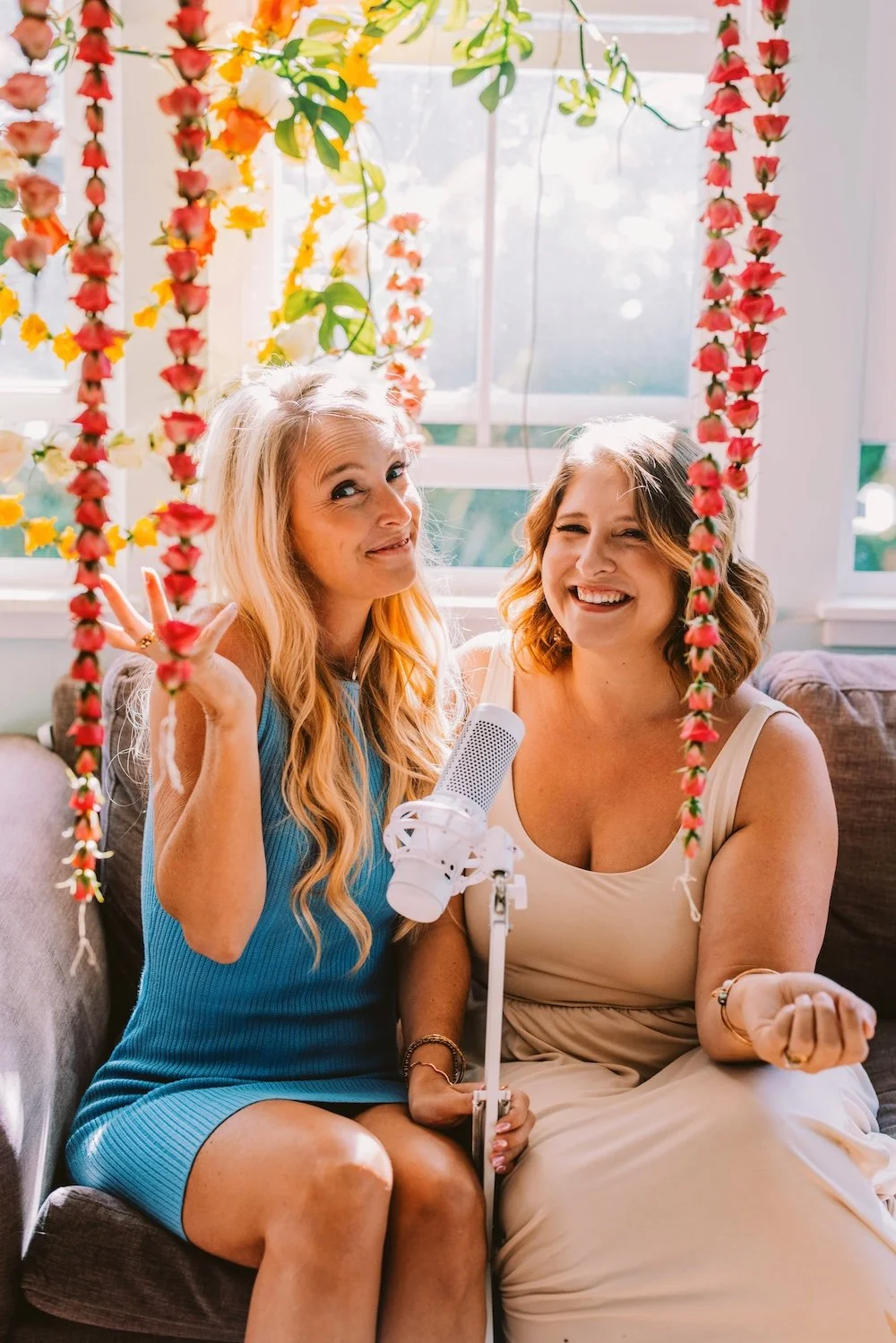 The Bloom + Banter Podcast hosted by sisters Steph, a marriage and family therapist, and Meg, a wedding photographer and business coach, this podcast is a space for processing real life stories that lead to personal growth.