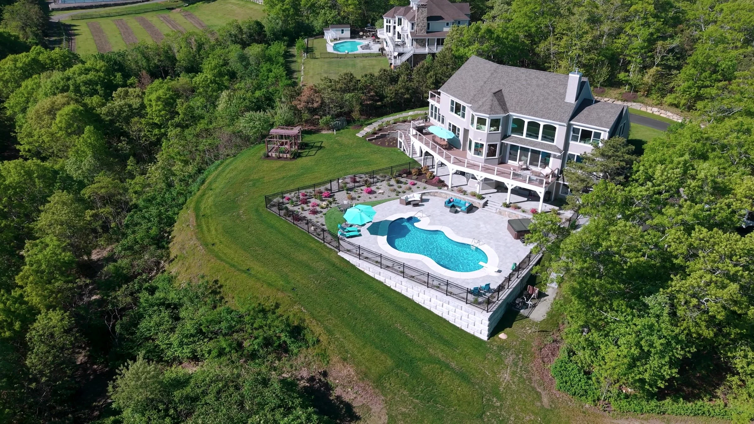 Full landscape design project in Plymouth, MA