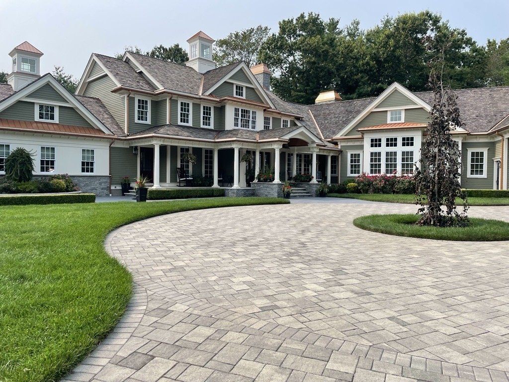 Landscaping services project in Duxbury, MA