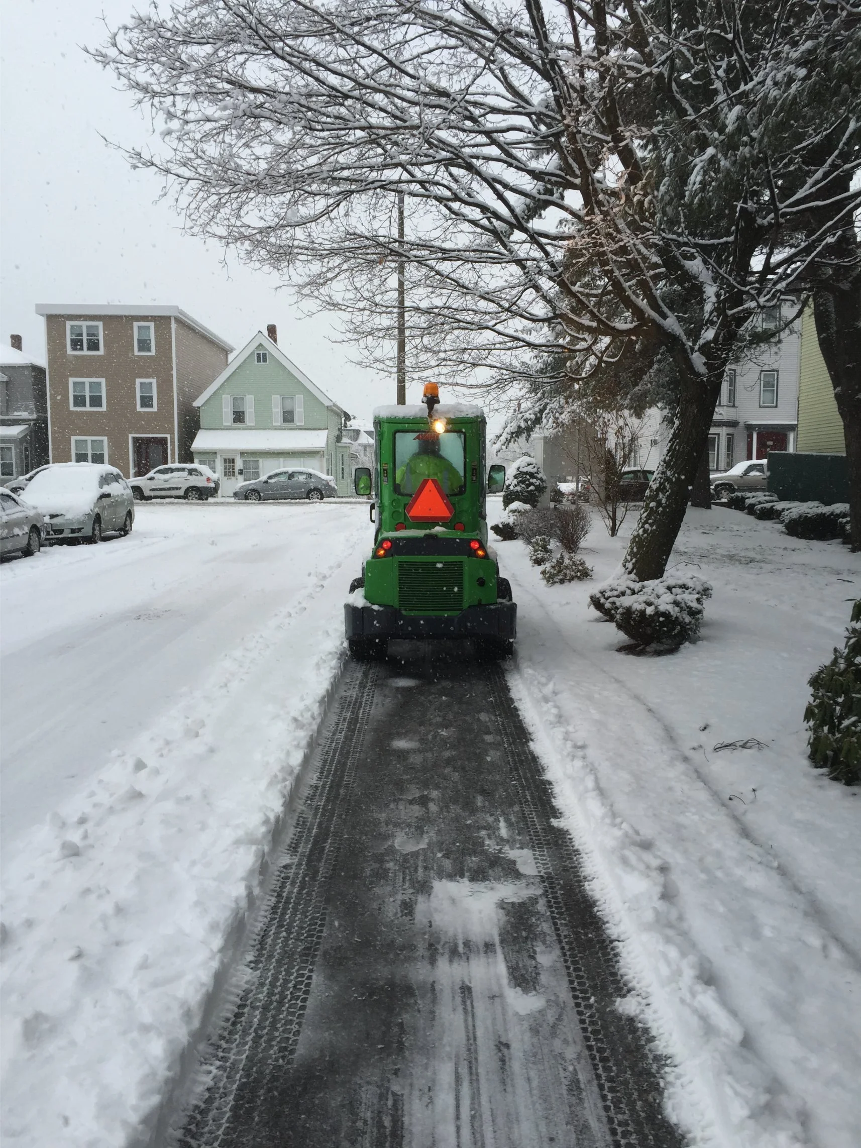 Snow plowing for business property in Duxbury, MA