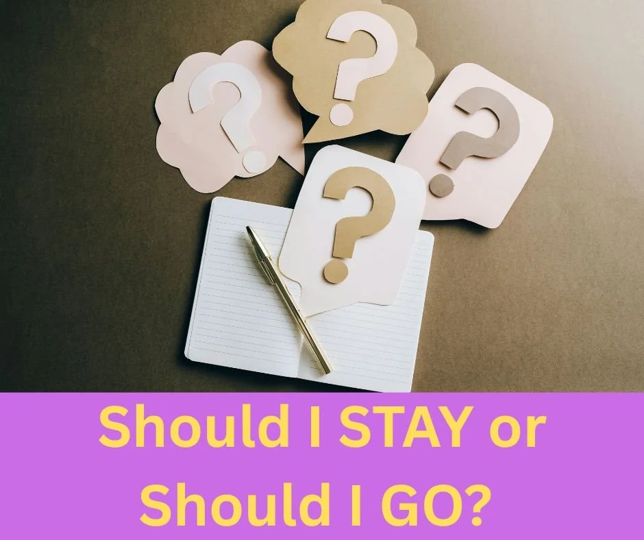 Should I Stay or Should I Go? 