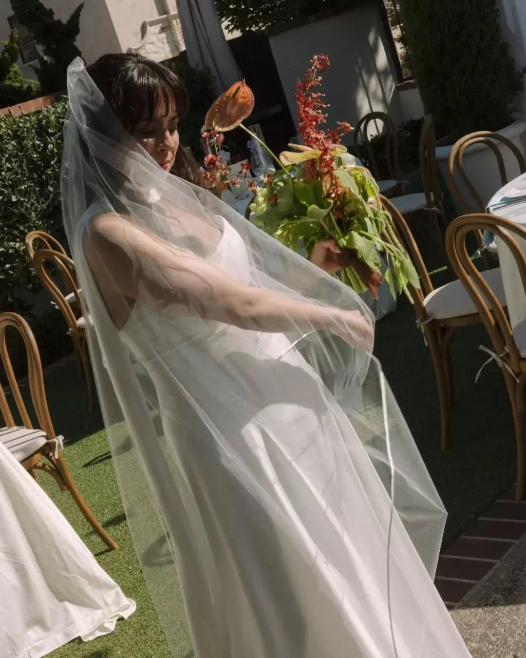A bride in her element, surrounded by details as timeless as the day itself✨

Venue: @fivecrownsrestaurant
Coordinator: @wildeandsageco.lauren @wildeandsageco.ashley
@wildeandsageco
Photography: @thedelacastros
Rentals: @forthetable.club &amp; @renow