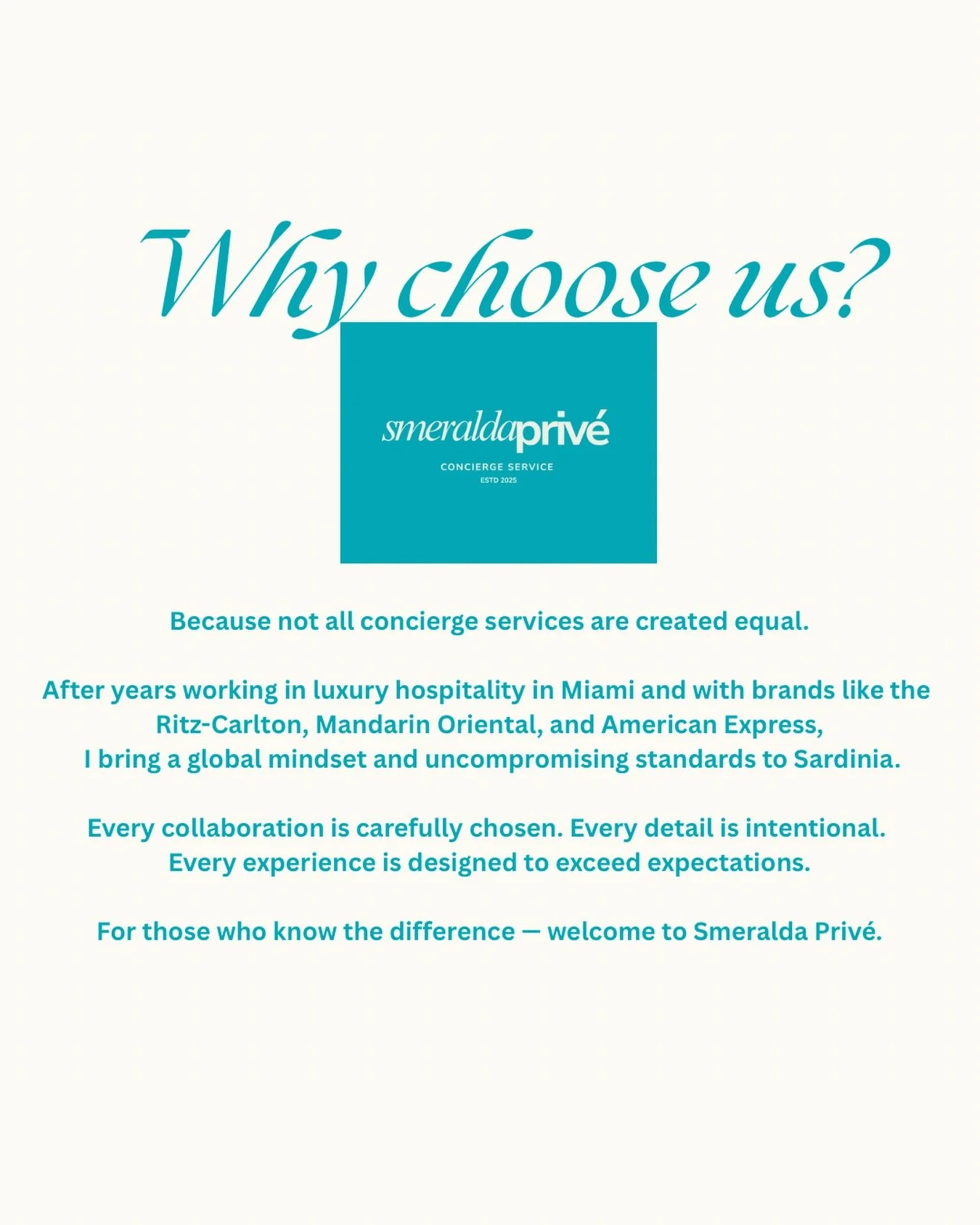 A higher standard of concierge service, where every detail matters.
Thoughtful, seamless, and designed around you. 

CONTACT NOW VIA DM. 

#conciergeportocervo #portocervoconcierge #sardiniaconcierge #portocervo #costasmeralda