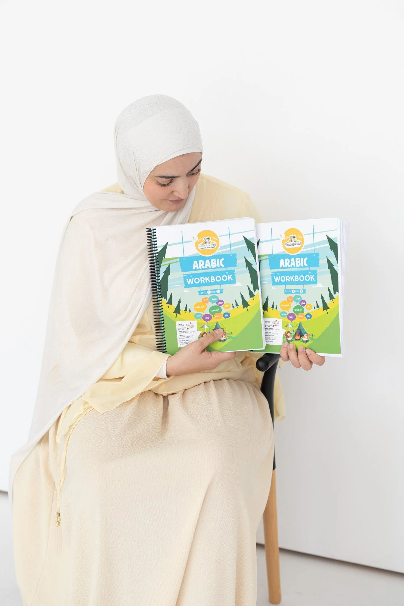 Arabic Curriculum Level 1 (Ages 3–5)  (500 pages Student Workbooks Included)