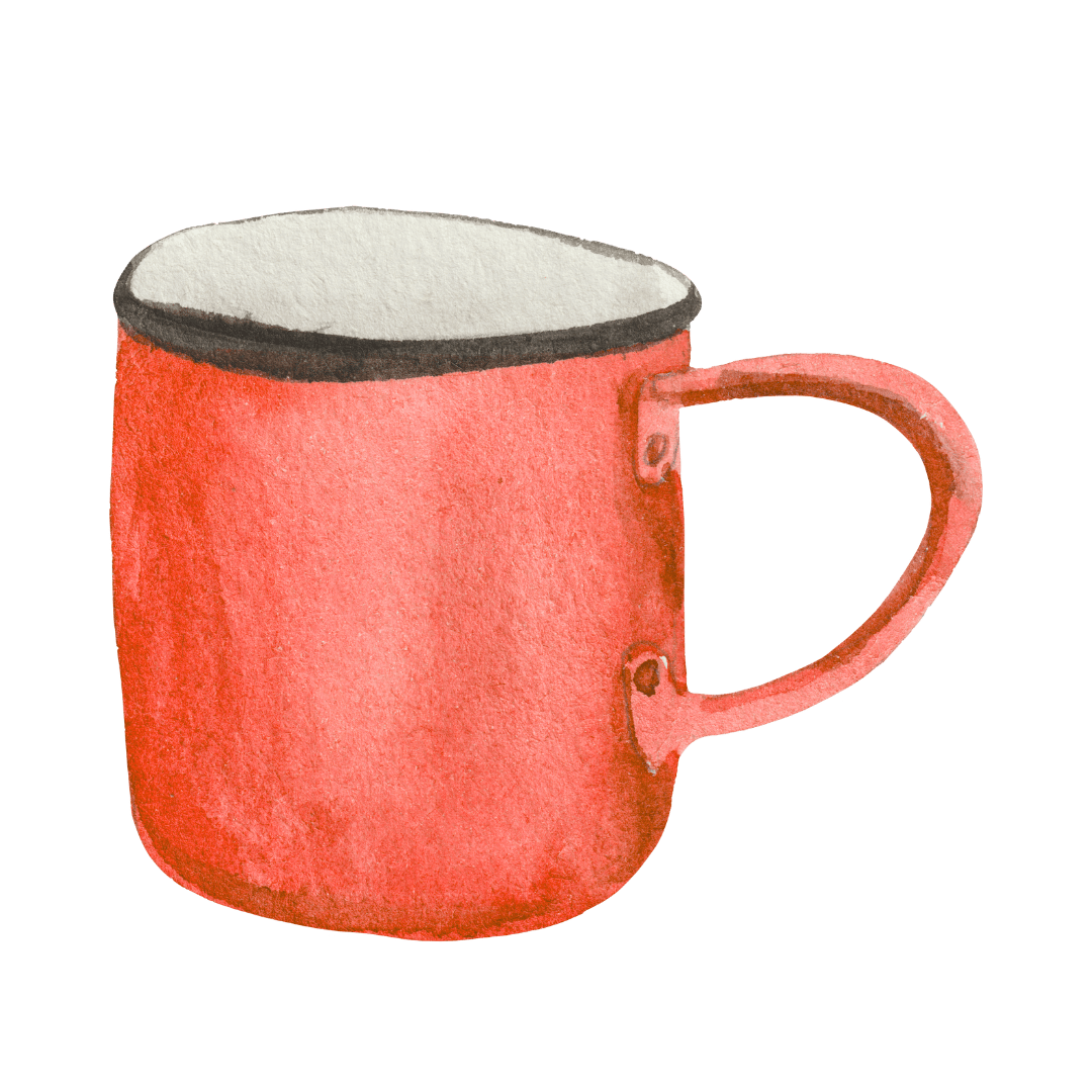 Coffee cup symbolizing the dedication and focus of the curriculum development team.