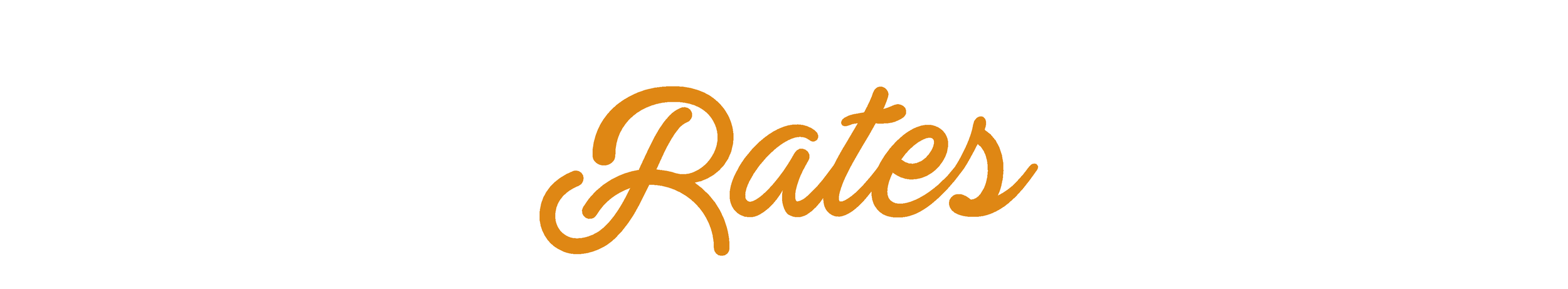 The word 'Bates' written in orange cursive font on a white background.