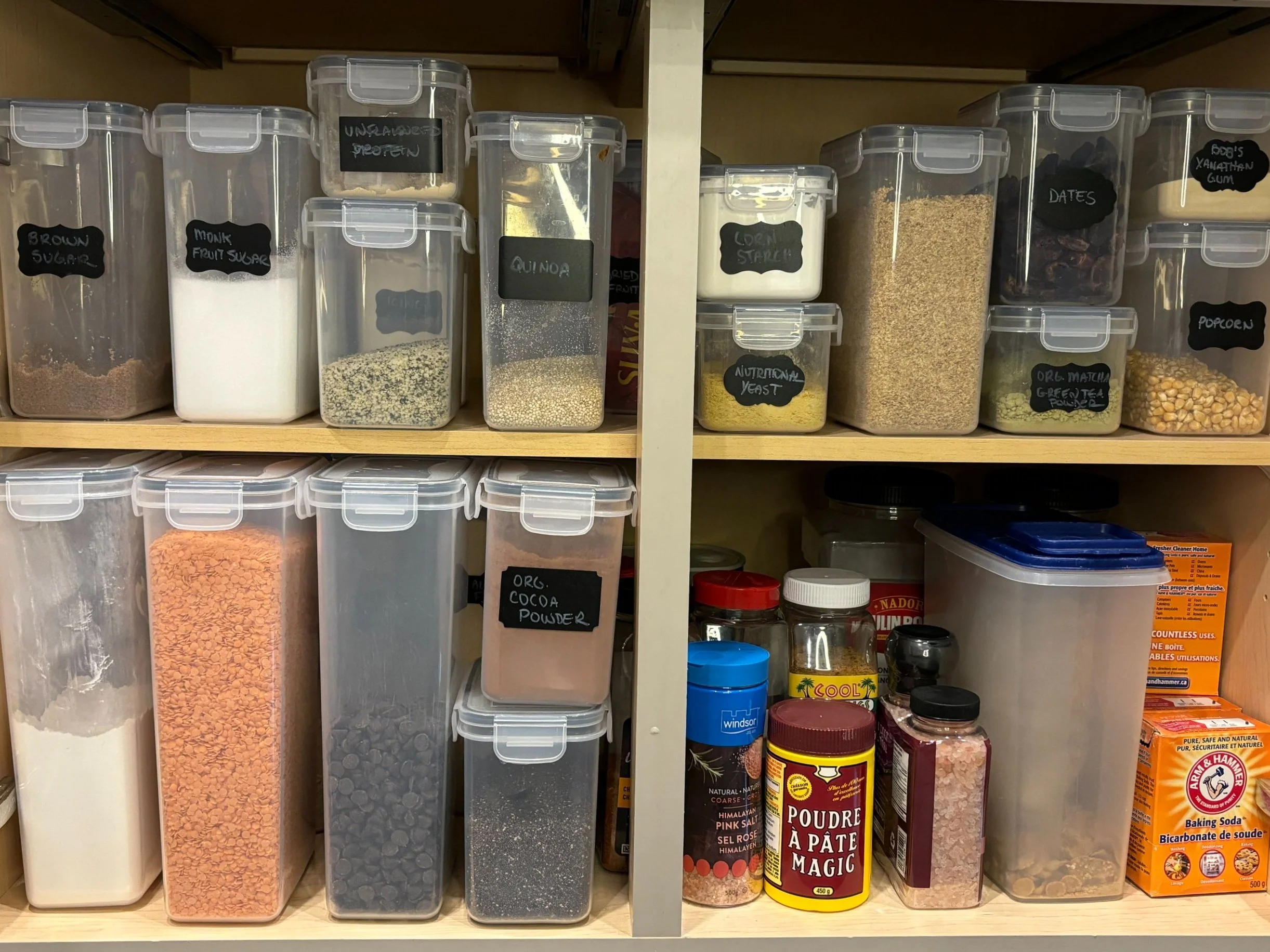 BEFORE: We loved how deep this cabinet was, but unfortunately, our client couldn't see anything in the back. 