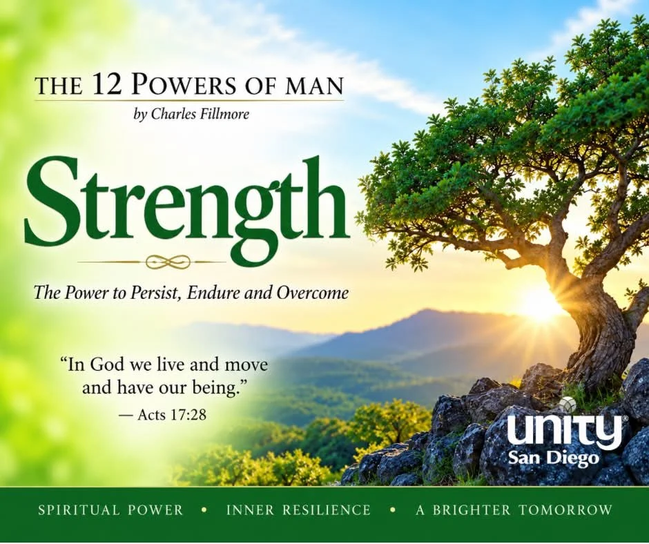 🌿 THIS WEEK&rsquo;S POWER: STRENGTH 🌿

This week, we continue our journey through the 12 Powers by exploring the spiritual power of Strength💚

Rev. Gretchen talks about strength in her Sunday title, &ldquo;The Amazing Faculty of Strength.&rdquo; S