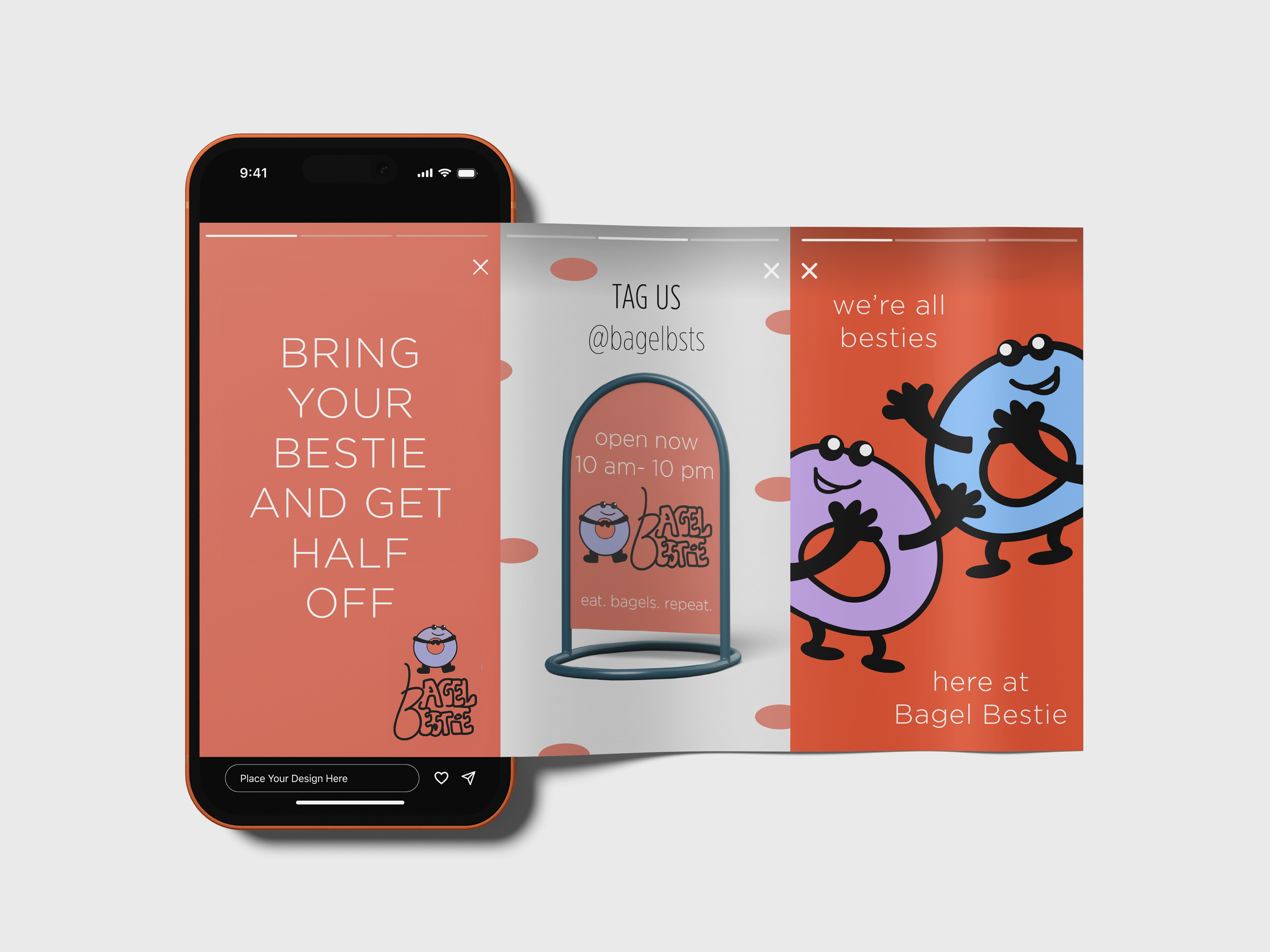 Bagel Besties is a self-initiated brand identity concept for a fictional bagel shop inspired by everyday rituals, shared traditions, and my personal connection with my sister. Designed with a soft, hand-drawn aesthetic, the identity emphasizes warmth
