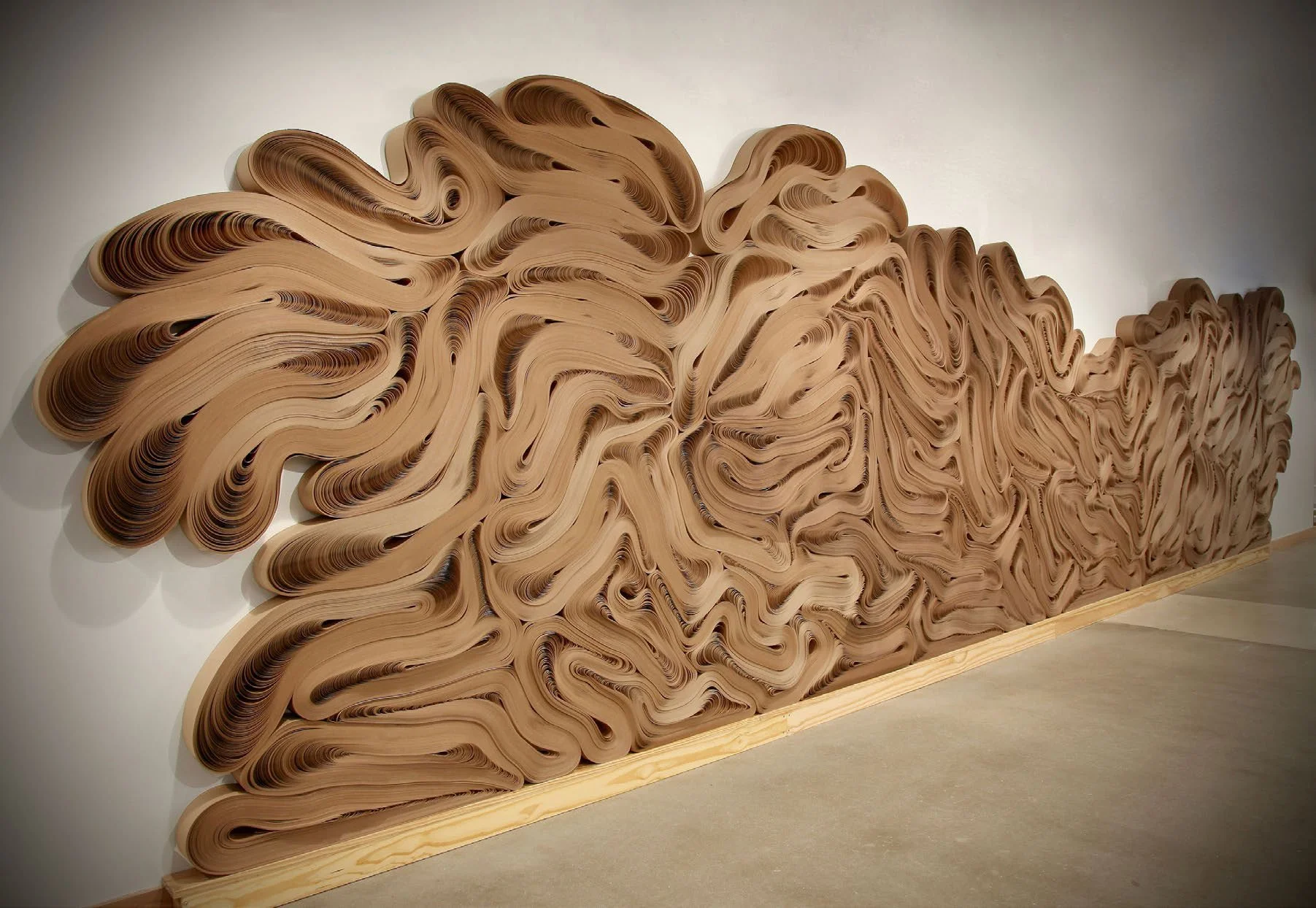 Force of Nature: Escalante, 2008-Present, Recycled craft paper rolls, Site-Specific Installation, Dimensions Variable