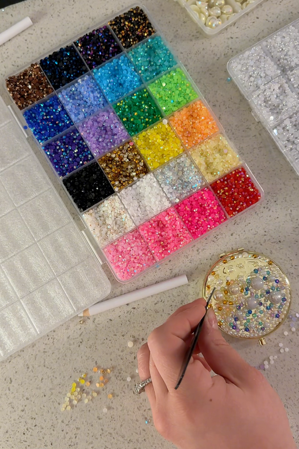 Watch + Shop Bedazzling Compact Mirrors