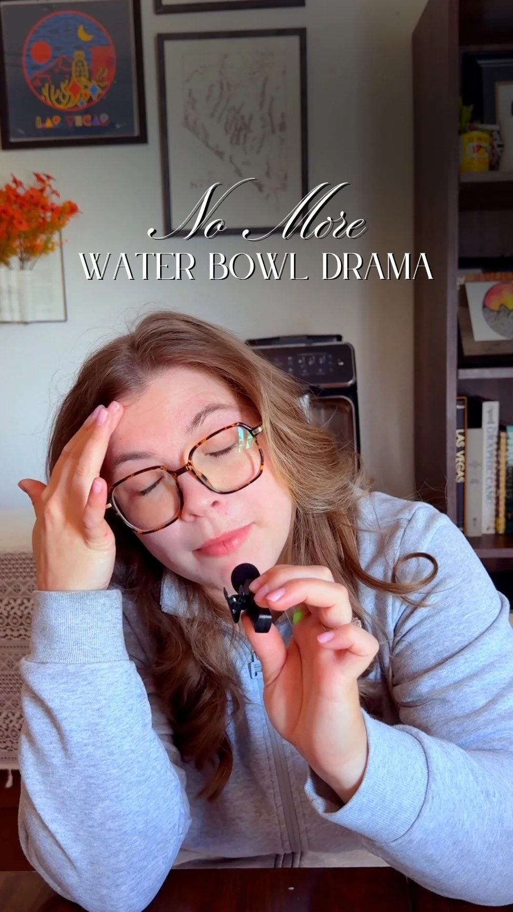 No more cat water bowl drama!