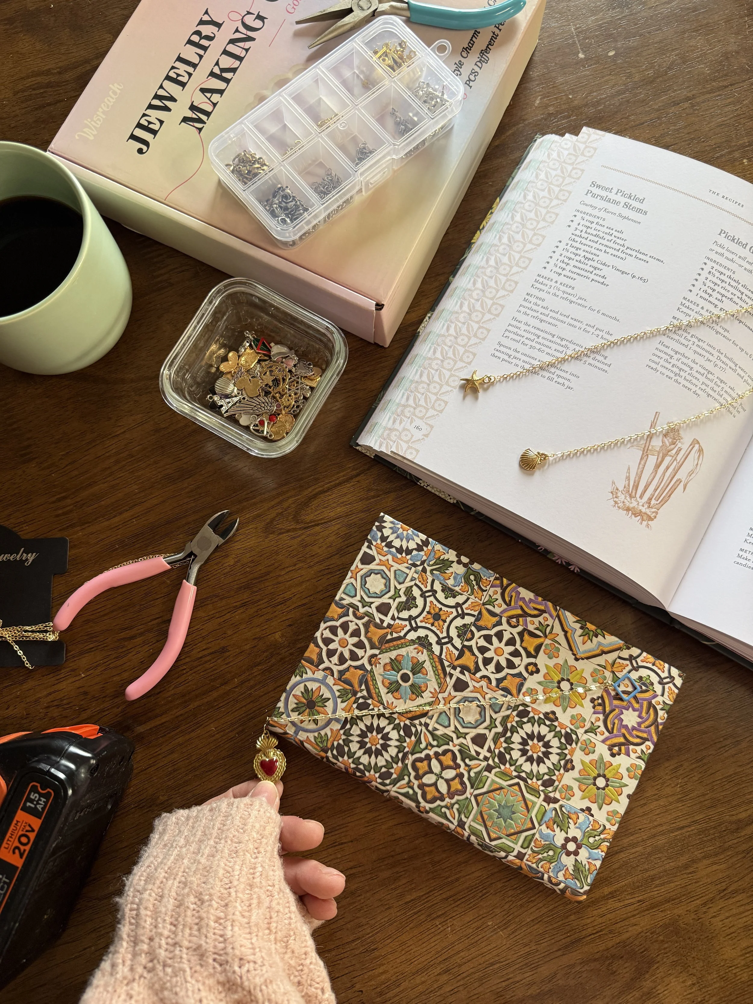 Make a Charm Chain Bookmark